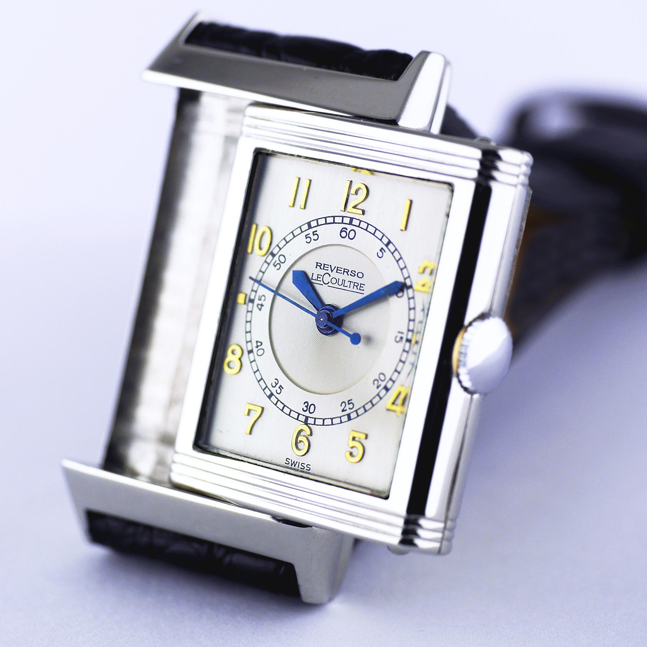Le Coultre Reverso, Art Deco, Stainless Steel, circa 1934 2