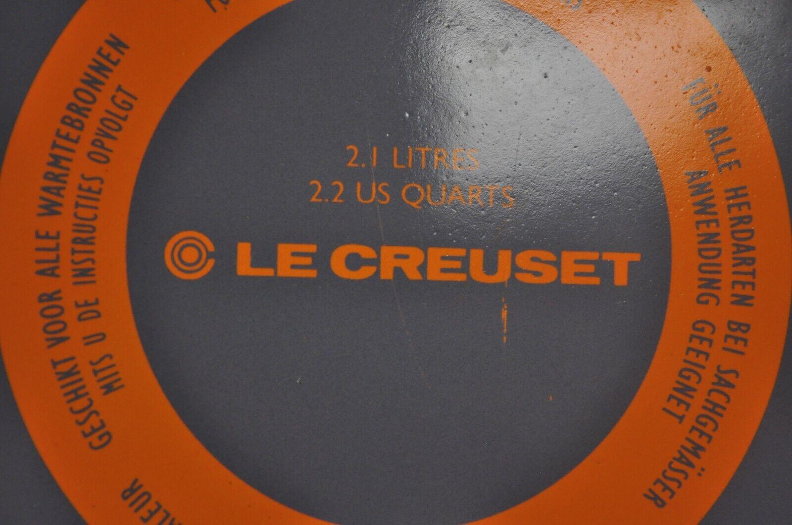 Le Creuset France Orange 2.2 Qt 2.1 Liter Tea Pot 1