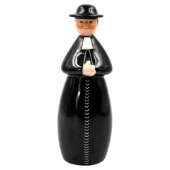 'Le Curé', Art Deco Benedictine figure bottle, Robj Paris, France, 1920s