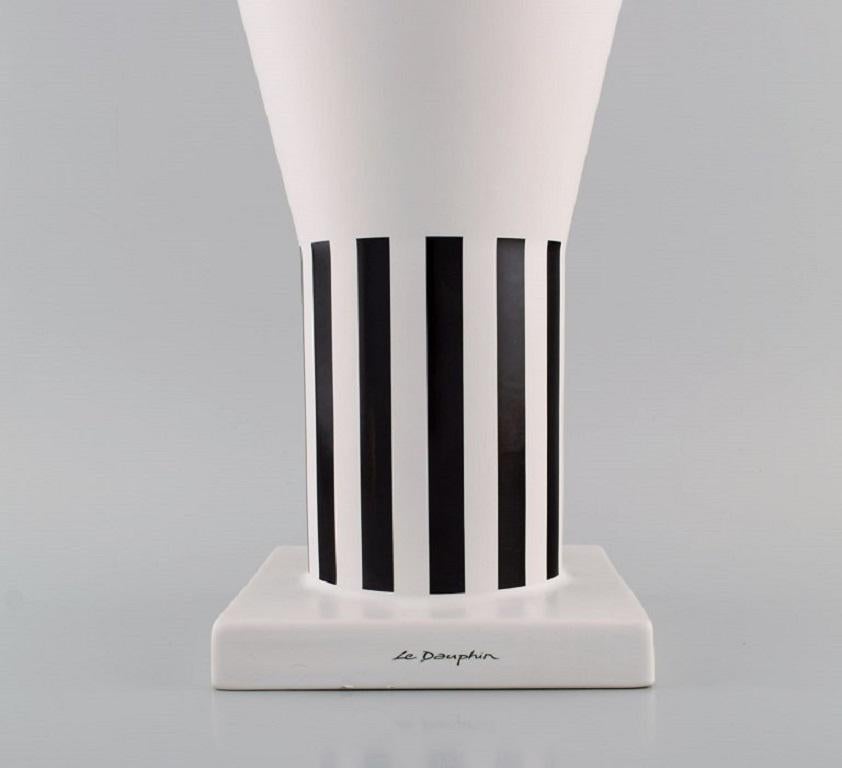 Modern Le Dauphin, France, Large Vase in Glazed Ceramics, 1970s / 80s For Sale