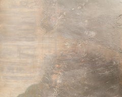 Le Défilé Oil on Panel by Hervé Thibault, France, c. 1980s