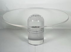 "Le Dome" Lucite & Stainless Steel Dining Table By Charles Hollis Jones, USA 197