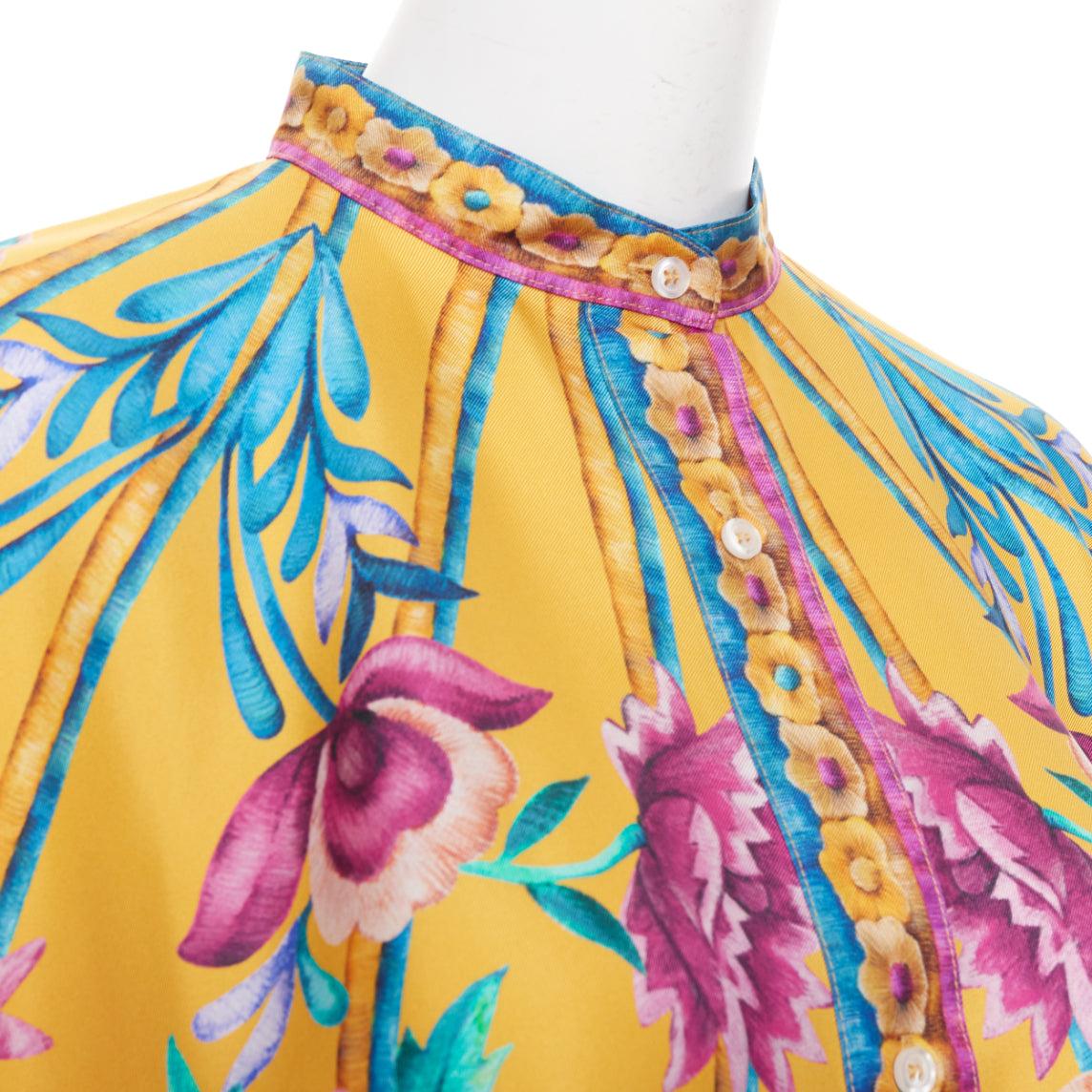 LE DOUBLE J Edición 36 Foulard 100% seda rosa dorado estampado floral caftán camisa XS
Referencia: AAWC/A01541
Marca: Le Double J
Model No: Foulard
Colección: Edición 36
Material: Seda
Color: Oro, Rosa
Patrón: Floral
Cierre: Botón
Detalles