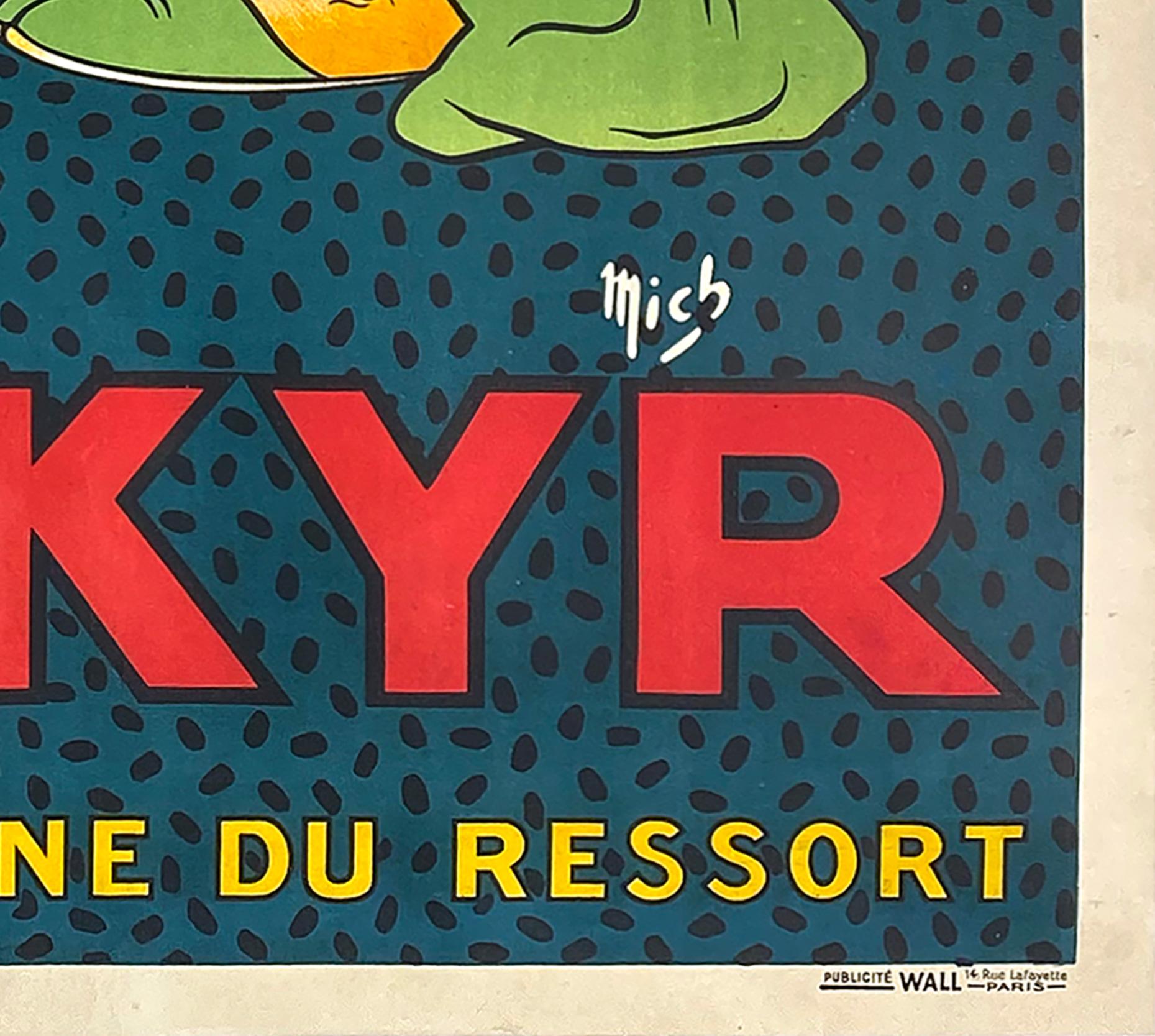 Le Fakyr, C1920 Vintage French Alcohol Advertising Poster, Michel Liebeaux 2