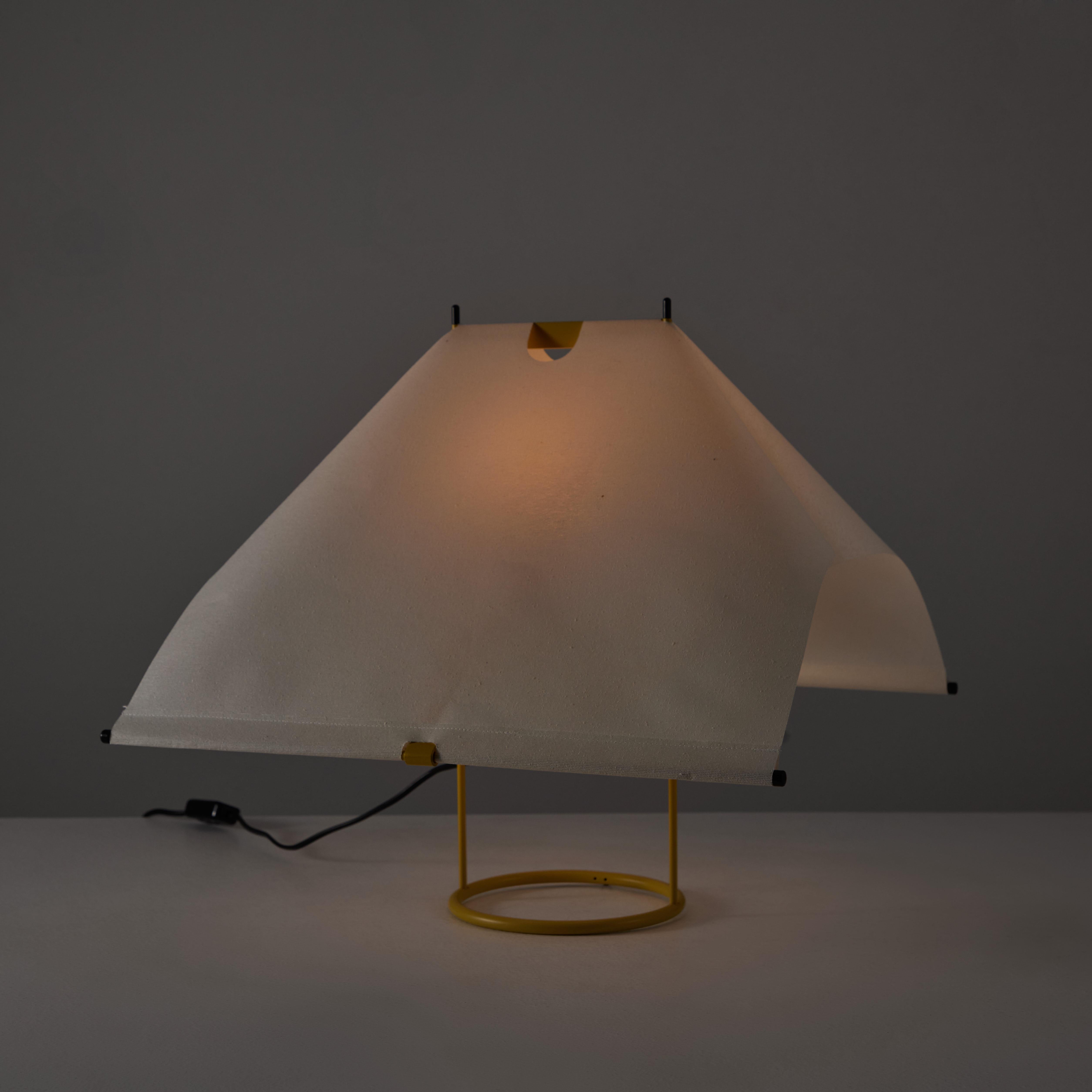 Enameled 'Le Falene' Table Lamp by Piero De Martini for Arteluce