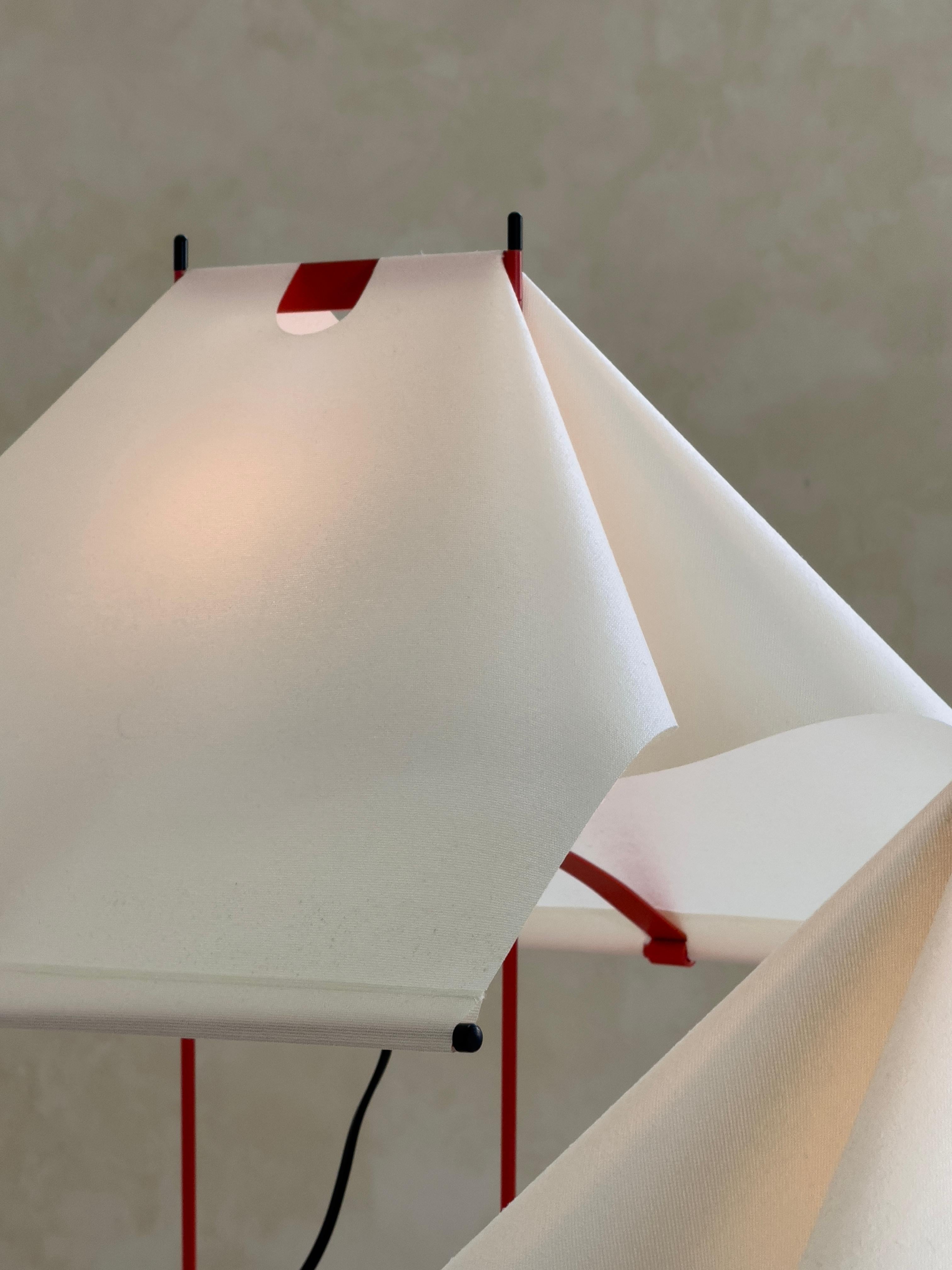 Tischlampen Le Falene, entworfen von Piero De Martini für Arteluce, Italien 1980er Jahre im Angebot 5