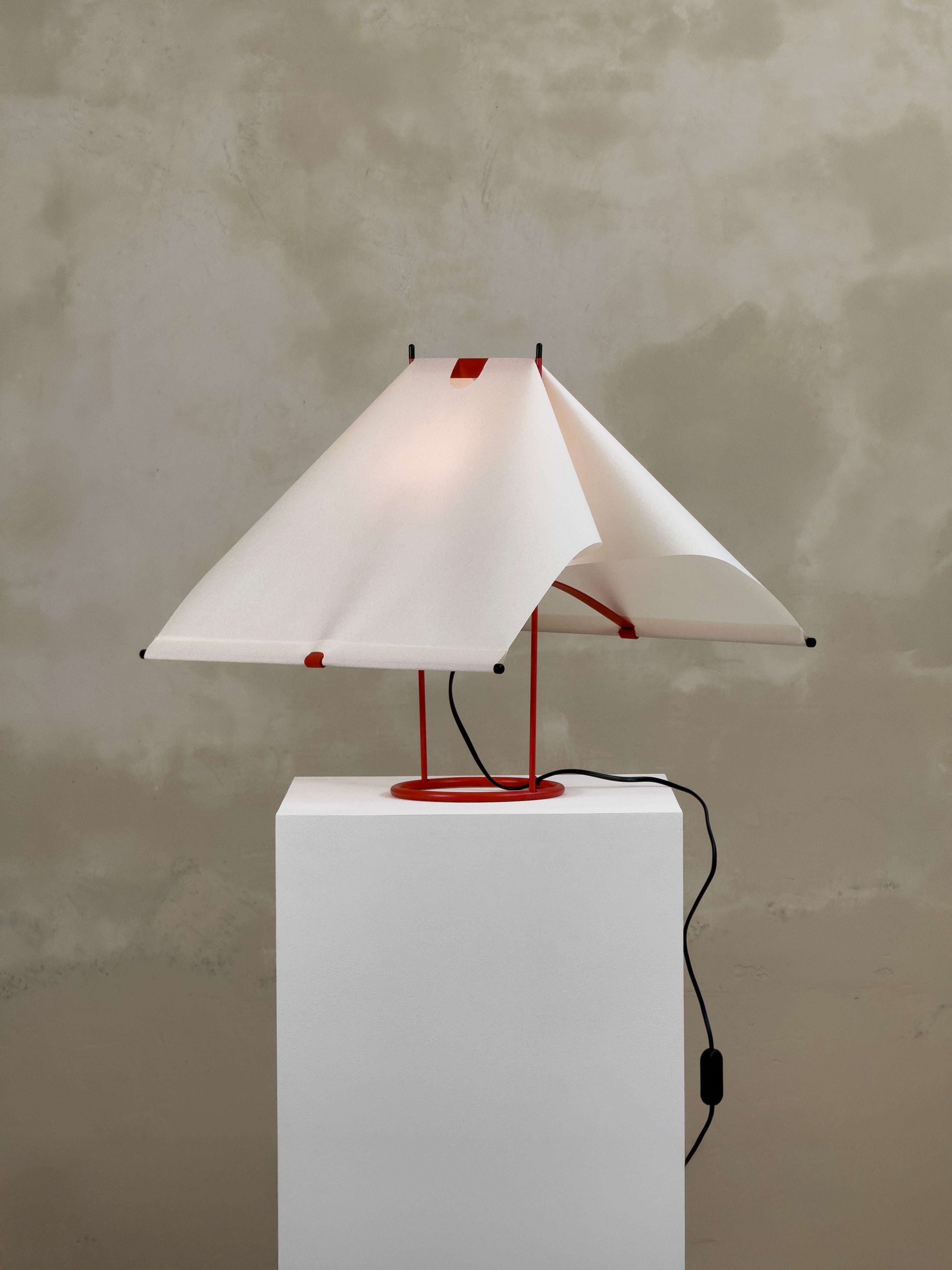 Tischlampen Le Falene, entworfen von Piero De Martini für Arteluce, Italien 1980er Jahre im Angebot 8