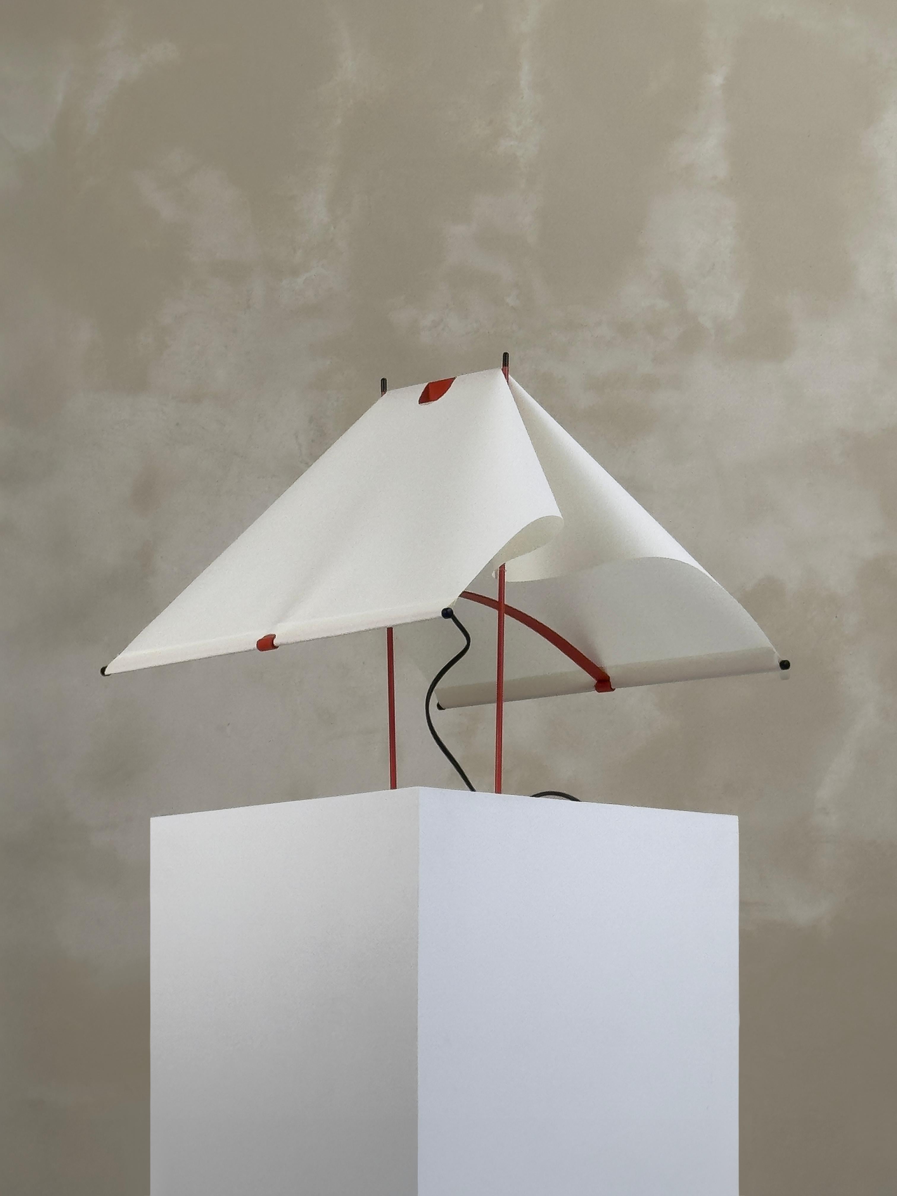 Tischlampen Le Falene, entworfen von Piero De Martini für Arteluce, Italien 1980er Jahre im Angebot 9