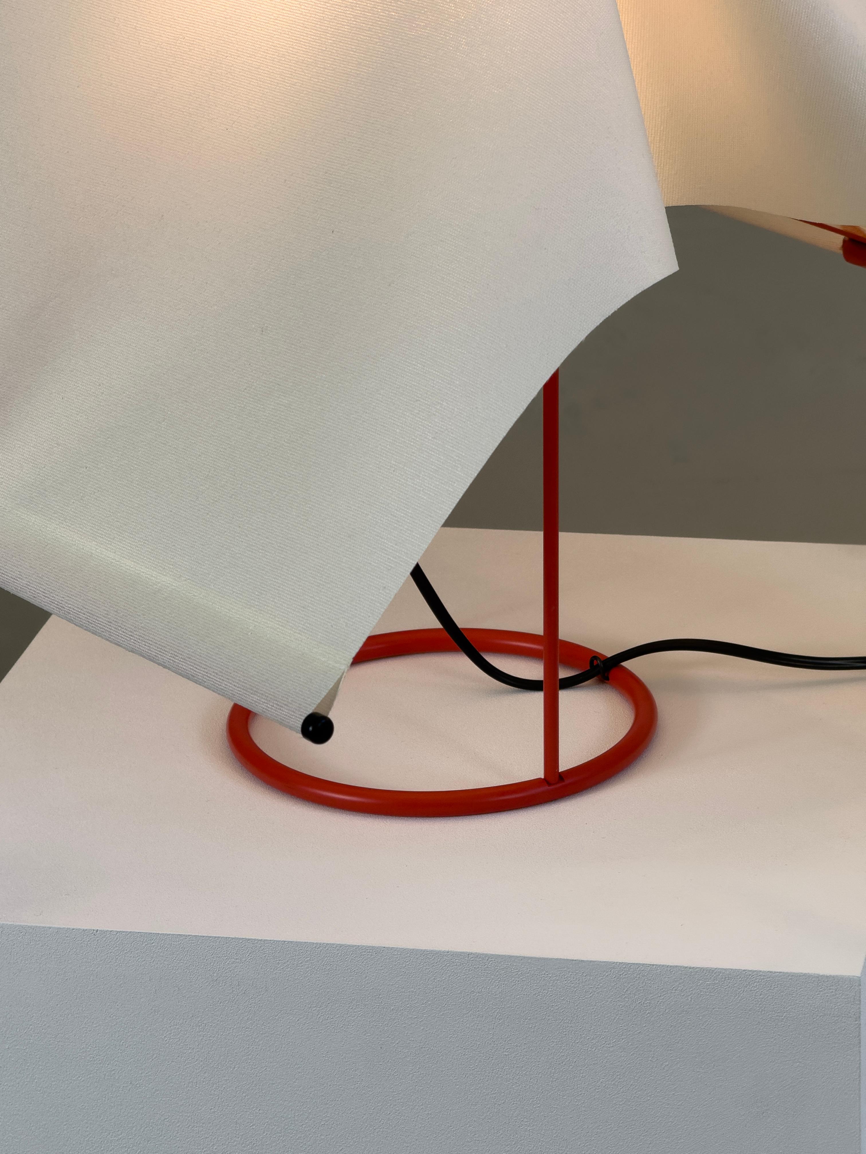 Tischlampen Le Falene, entworfen von Piero De Martini für Arteluce, Italien 1980er Jahre (Postmoderne) im Angebot
