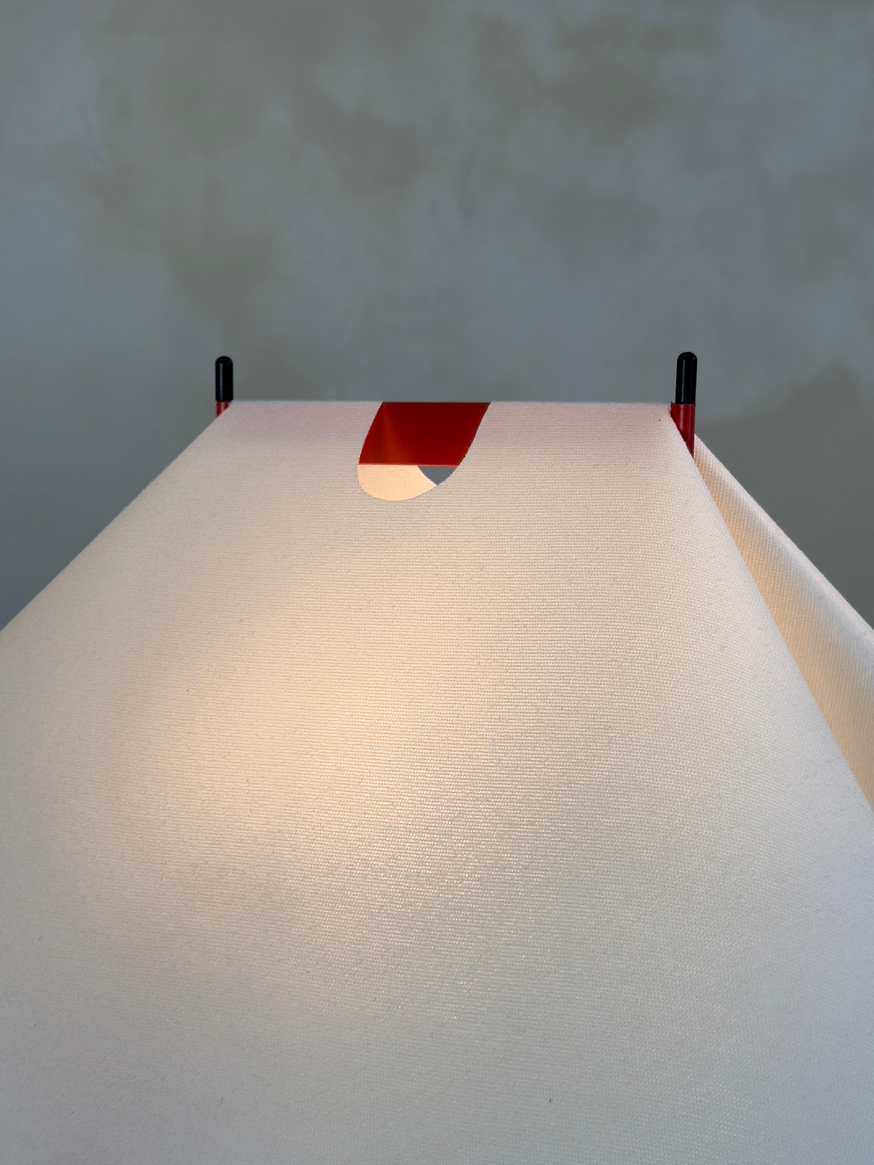 Tischlampen Le Falene, entworfen von Piero De Martini für Arteluce, Italien 1980er Jahre (Metall) im Angebot
