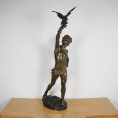 Le Fauconnier Georges Marie Valentin Baruea (1866-1931) Français, Circa 1880