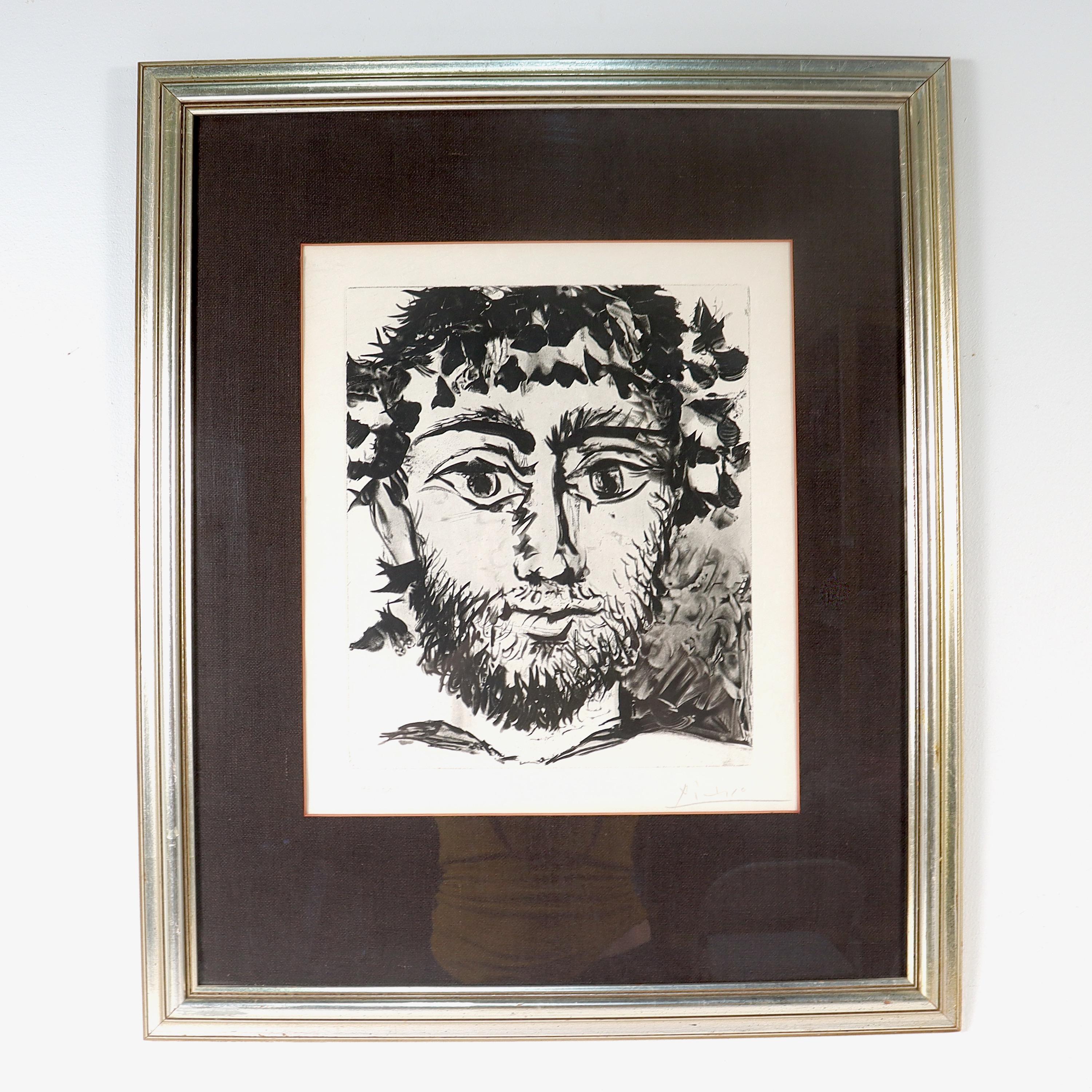 A fine framed etching & aquatint on Japan paper.

By Pablo Picasso (1881 - 1973)

Entitled 