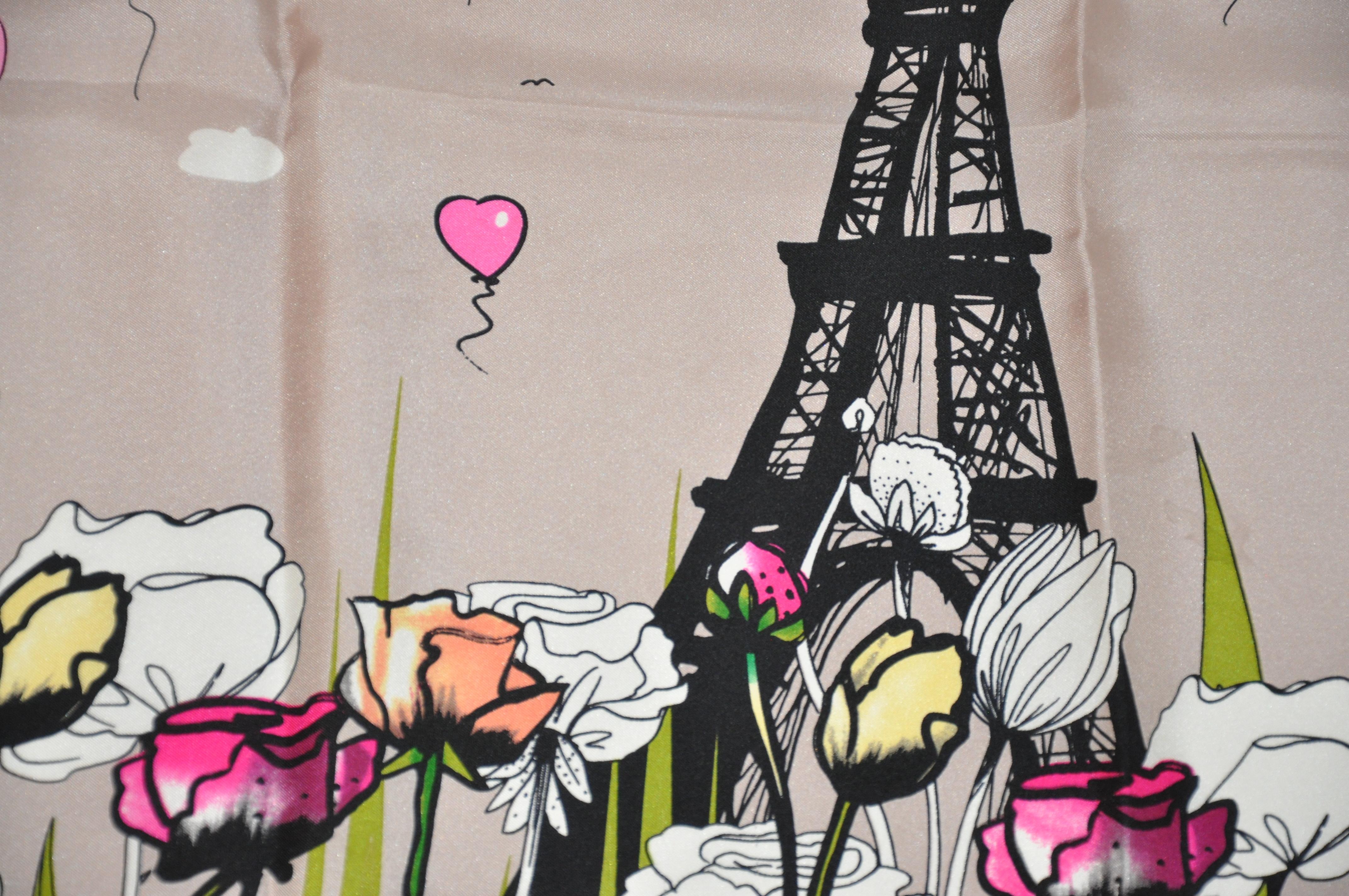 „Le France“ „„ Power of Love““ Seidenschal im Angebot 3