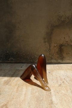 Le Gambe in Cola - Female's Legs Art Sculpture in Resin