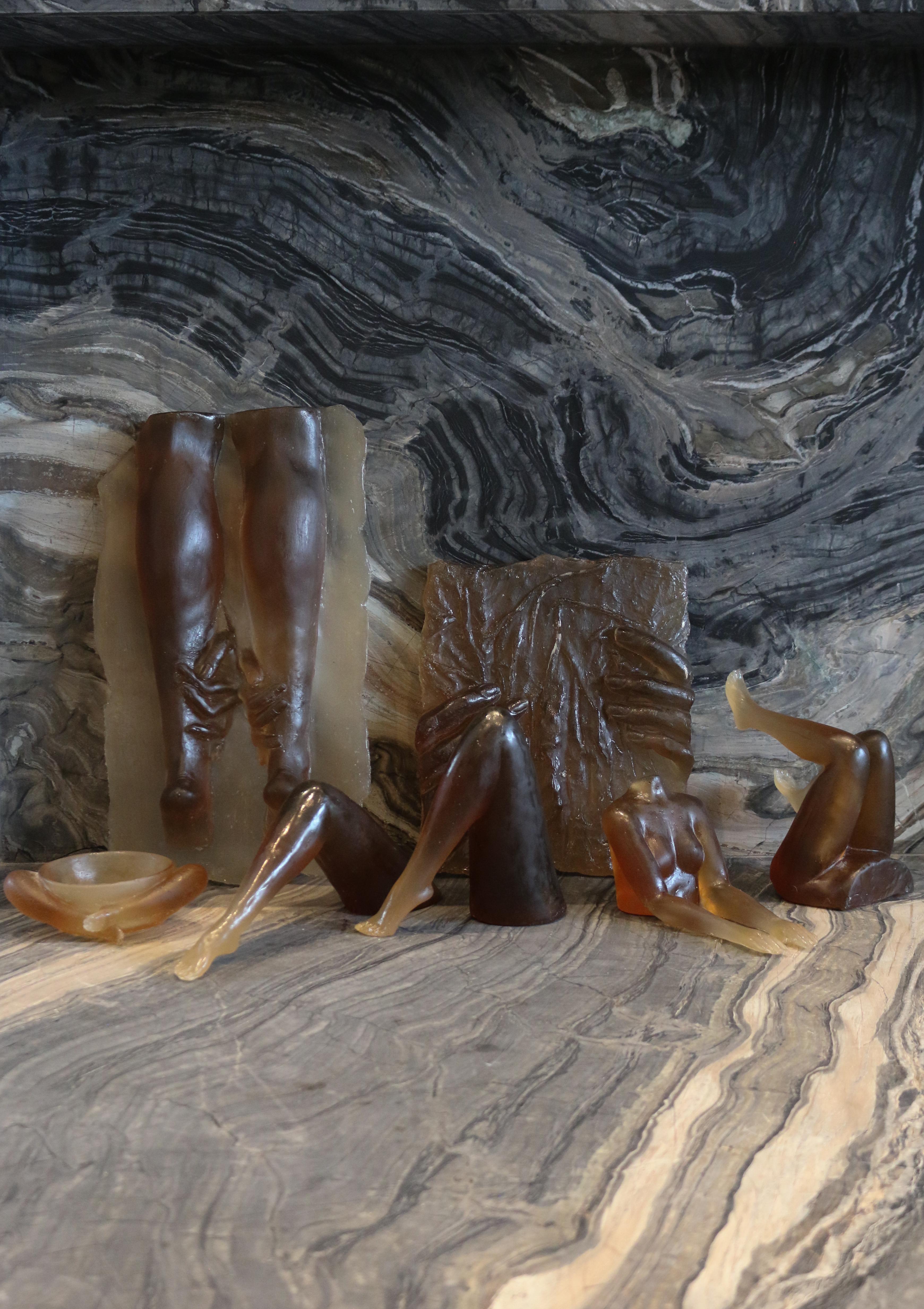 Le Gambe in Cola - Female's Legs Art Sculpture in Resin In New Condition For Sale In Barranquilla, CO