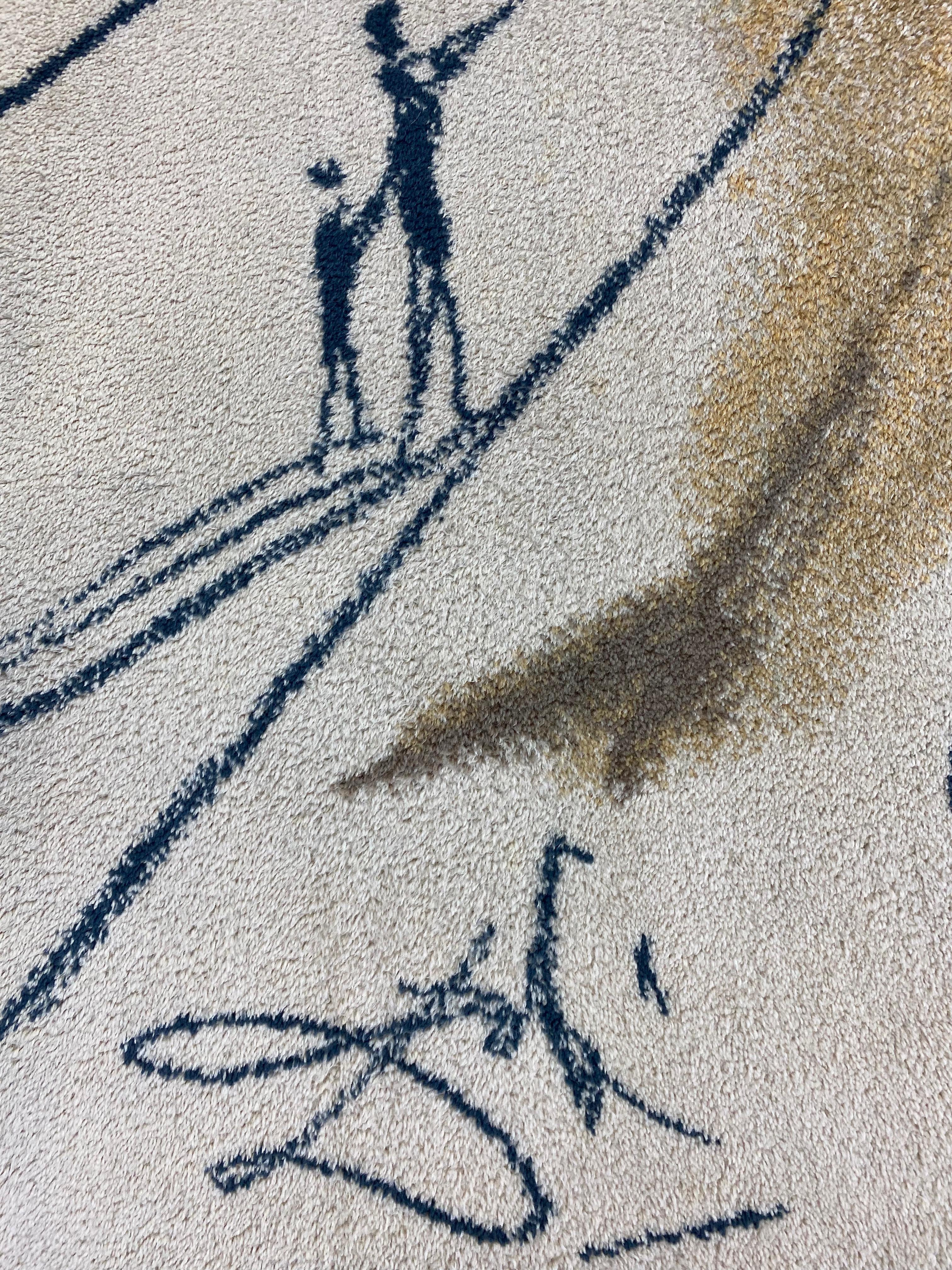 Le Grand Pavon Wool Carpet After Salvador Dalí For Sale 2