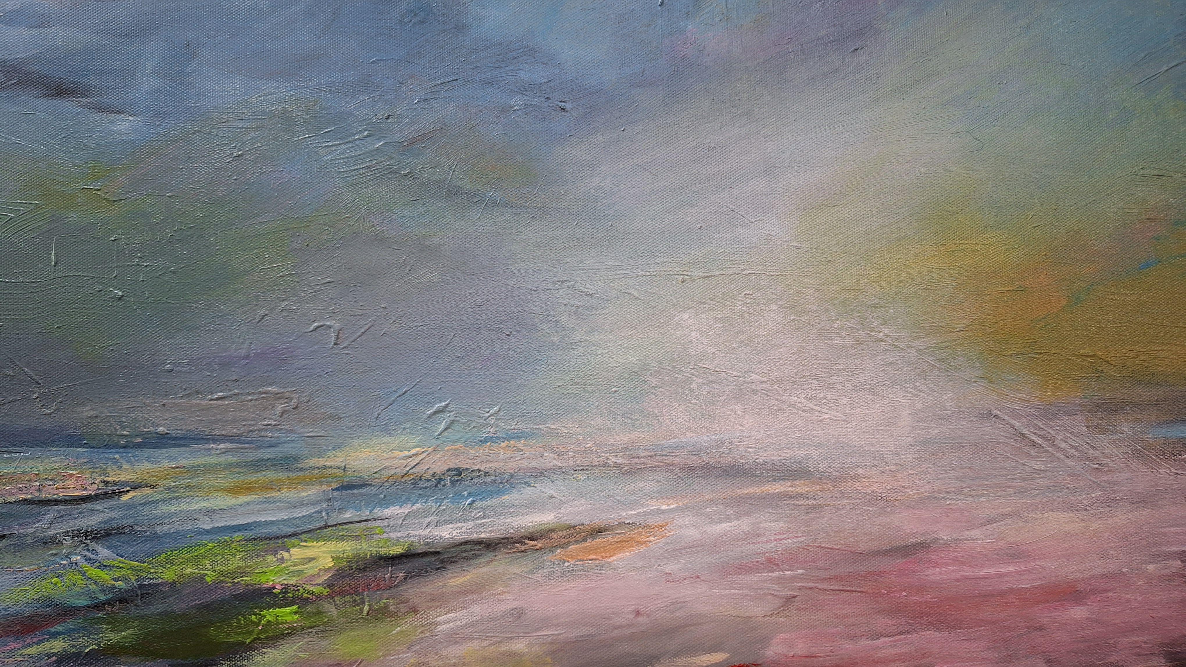 A morning dawn, Painting, Acrylic on Canvas For Sale 1