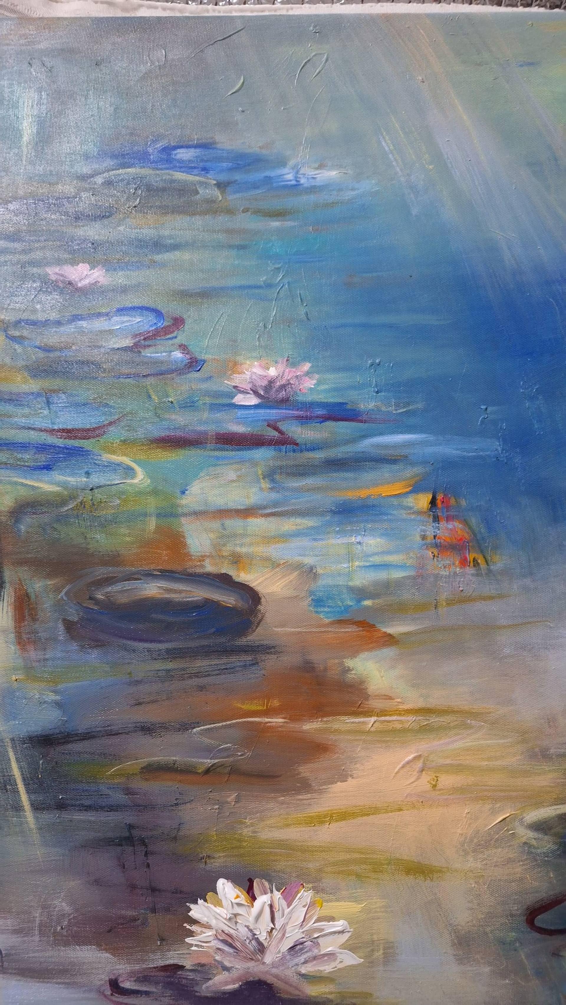 Autumn Sunshine Painting 80_100cm, Painting, Acrylic on Canvas For Sale 3