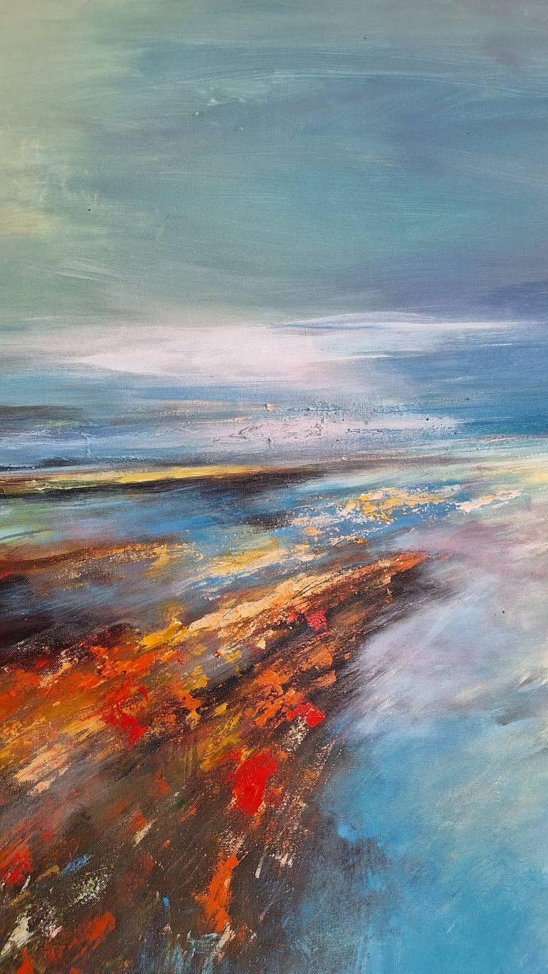 early sunshine in the bay Painting, Painting, Acrylic on Canvas For Sale 1