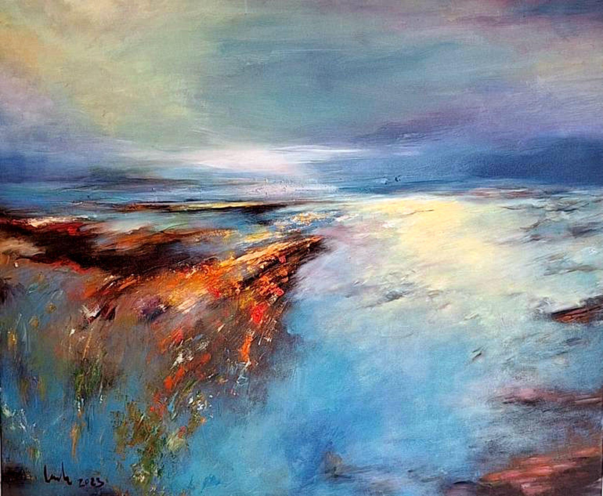 When you breathe new life, breathe in the new breeze of the day, that biological reception gives you more motivation to wake up and feel the full happiness of the day, the artist chooses the scene in the bay in the morning When the dawn light