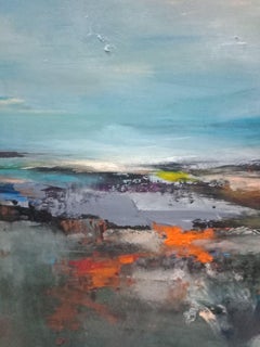 Trouvez un endroit paisible, peinture sur toile acrylique