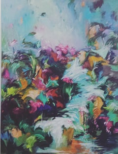 Imprint of Spring, Painting, Acrylic on Canvas
