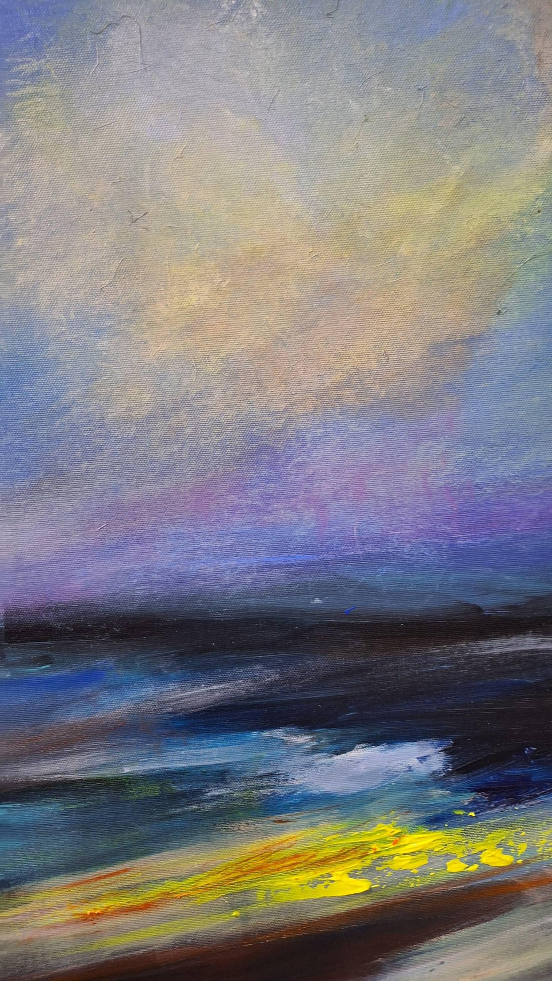Light yellow, Painting, Acrylic on Canvas For Sale 1
