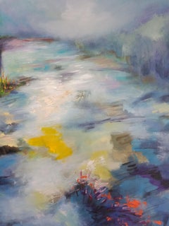 Acte d'hiver, peinture, acrylique sur toile