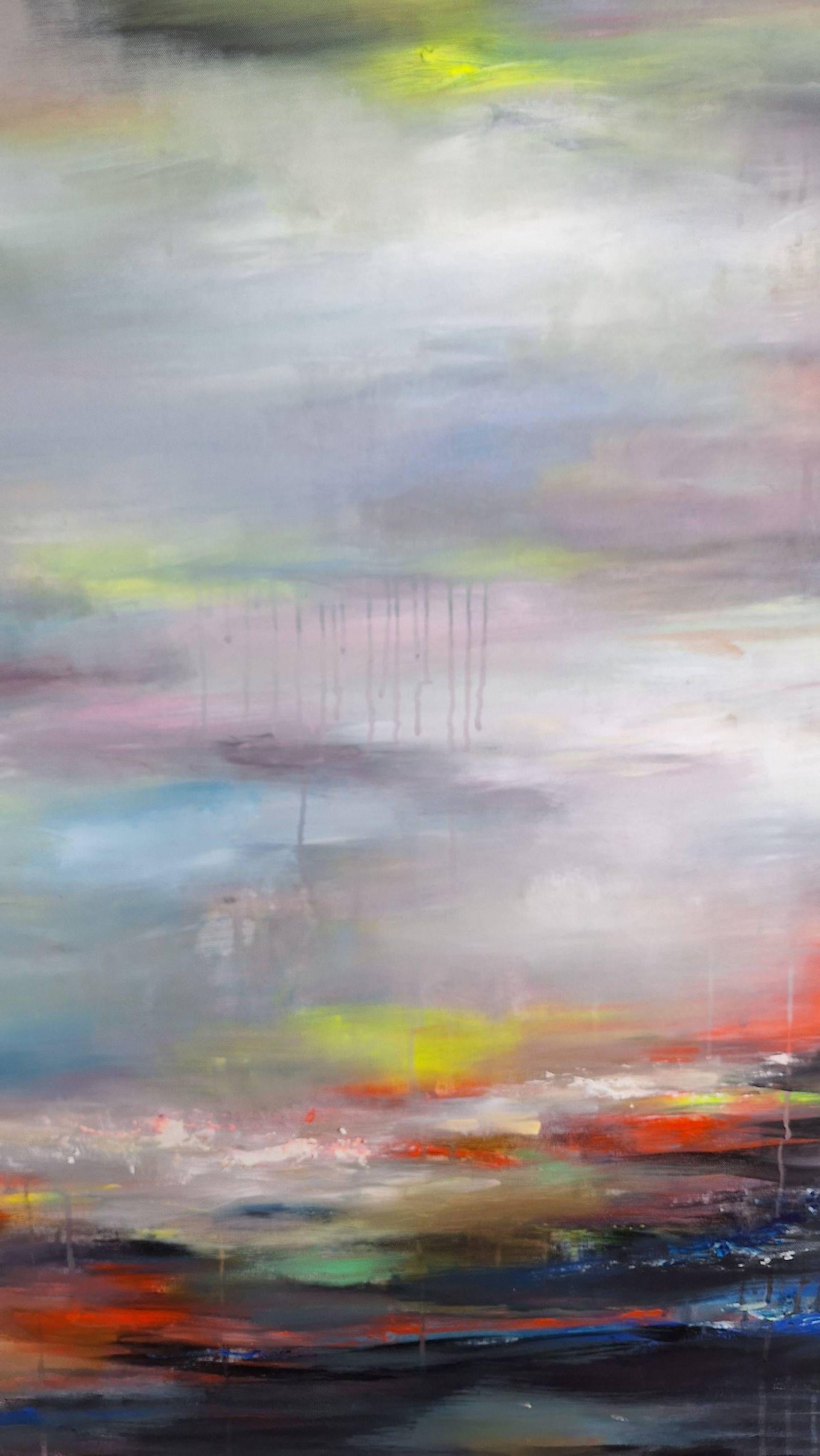 Painting of light at the end of the day, Painting, Acrylic on Canvas For Sale 2