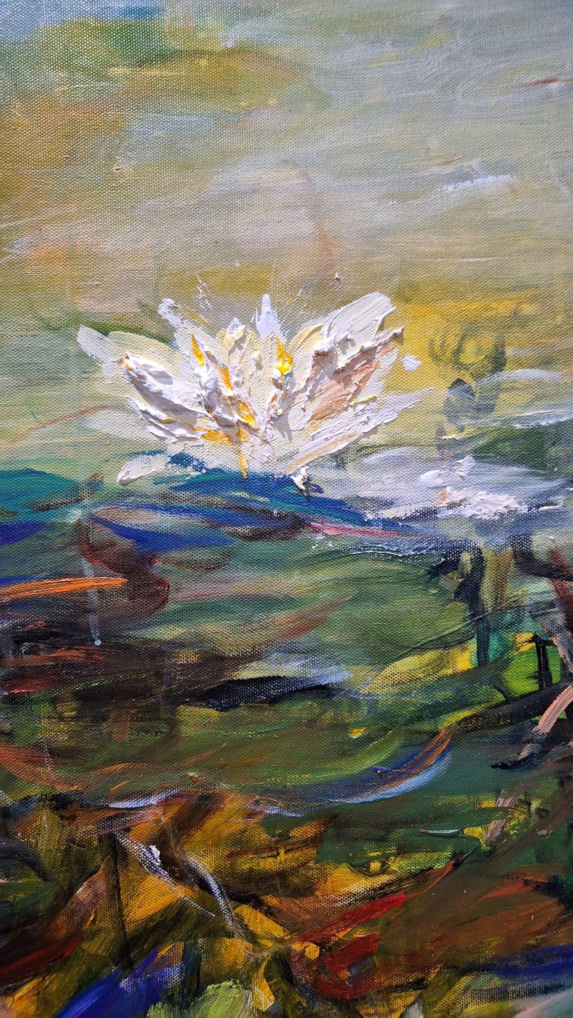 Saisonale Version Malerei 100_100cm, Malerei, Acryl auf Leinwand im Angebot 1