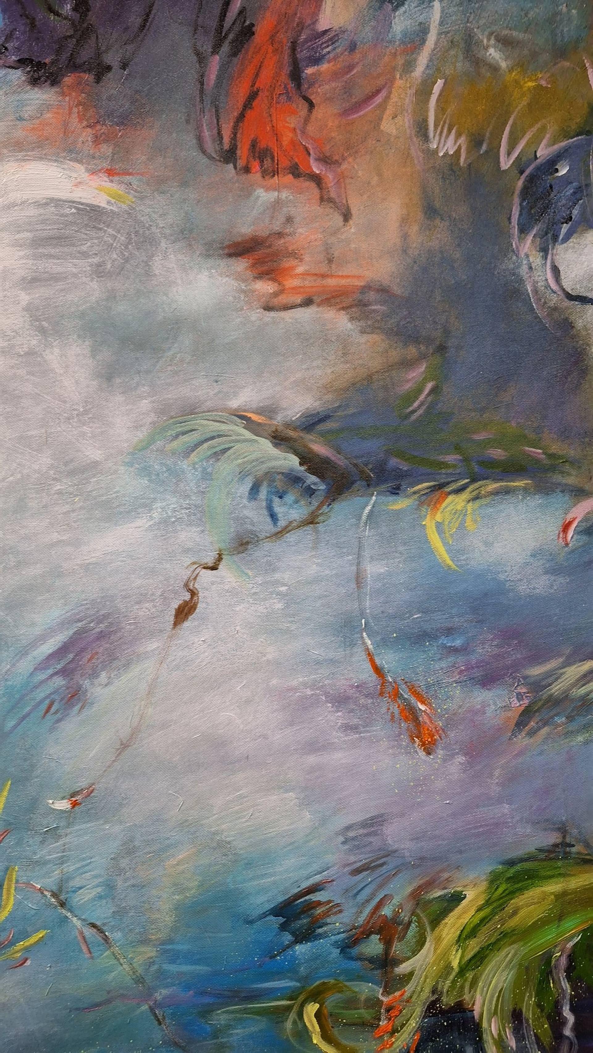 Signs near the summer, Painting, Acrylic on Canvas For Sale 2
