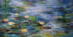 Printemps 01, peinture, acrylique sur toile