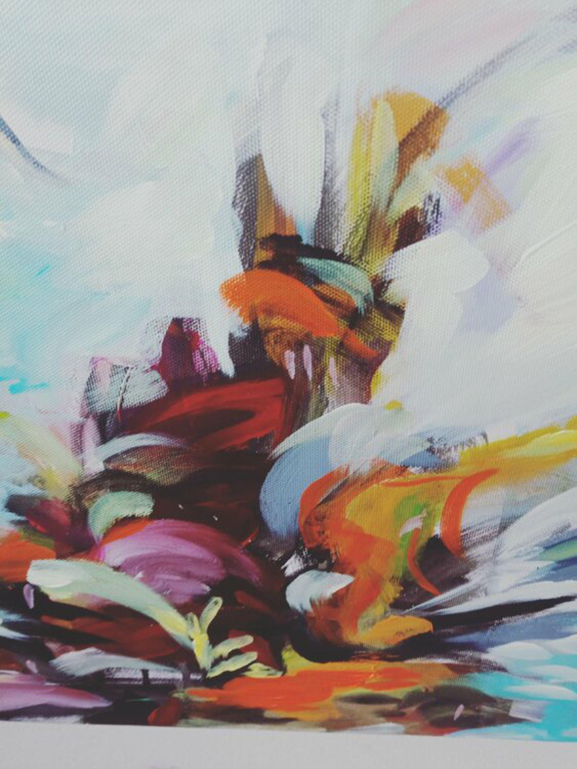 Stream Flower (100-100cm), 2021, Painting, Acrylic on Canvas For Sale 2