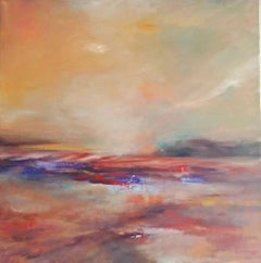 Sunset, Painting, Acrylic on Canvas