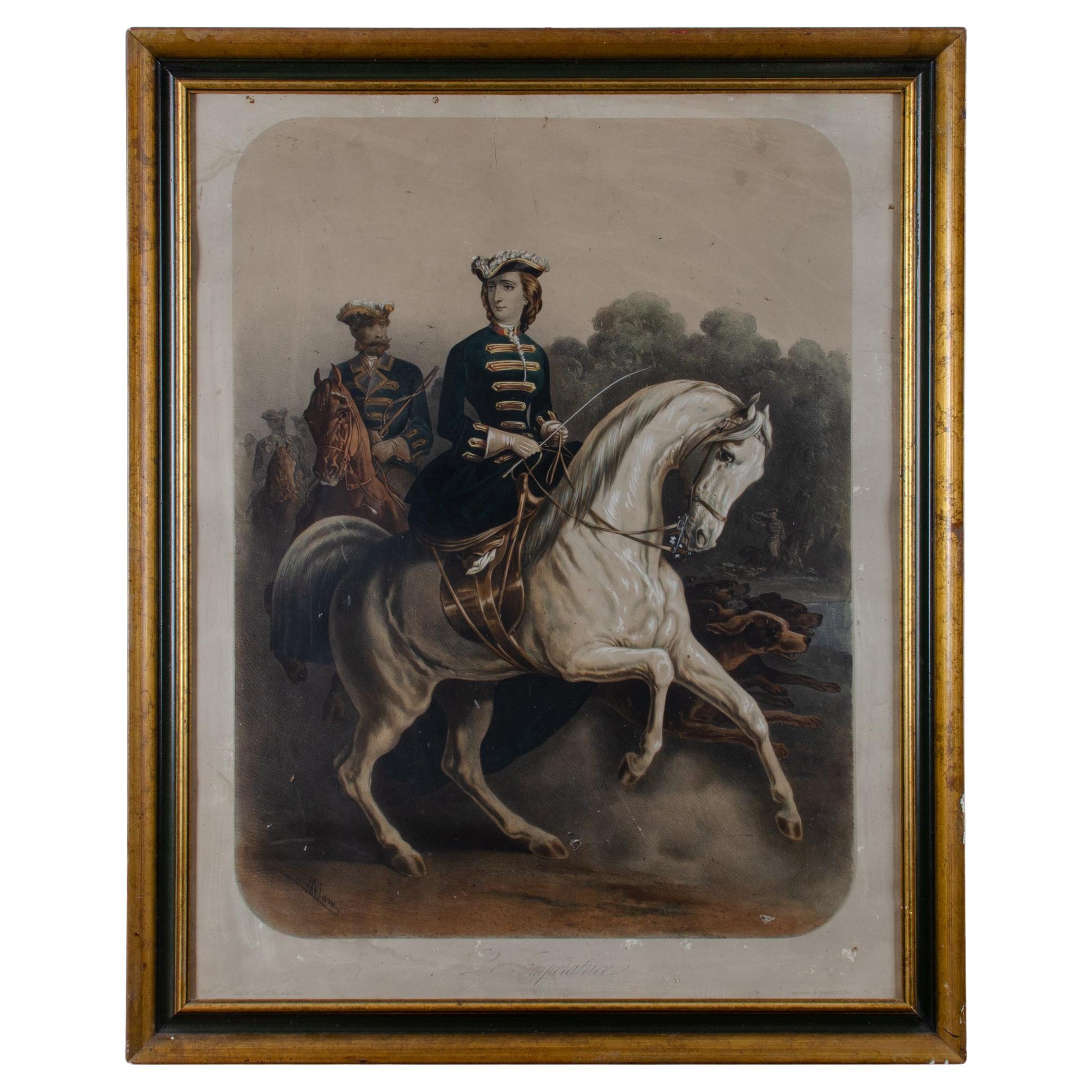Le Impératrice Eugénie Litografía, c.1850s