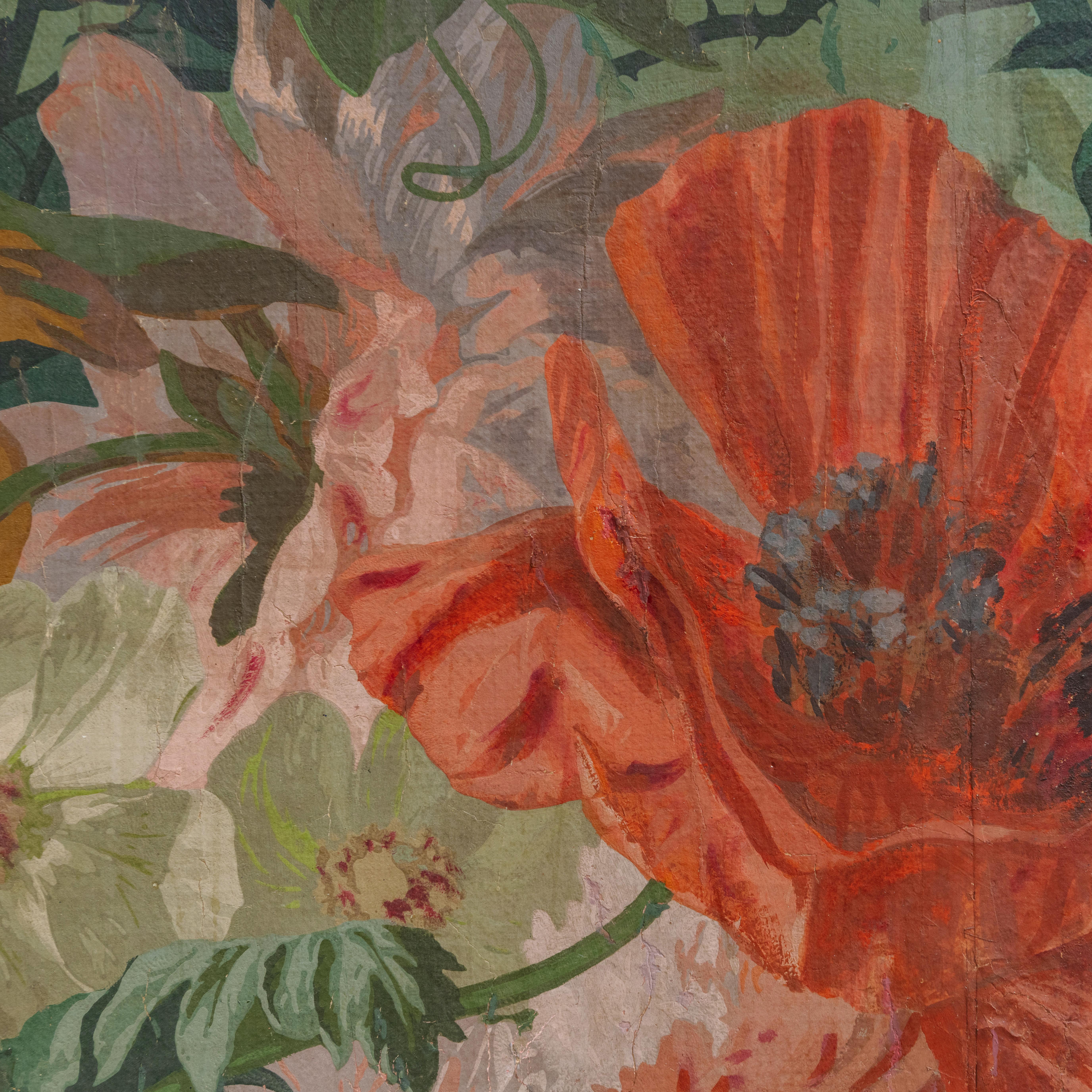 'Le Jardin d'Armide' - A Rare Wallpaper Panel by Desfossé For Sale 4