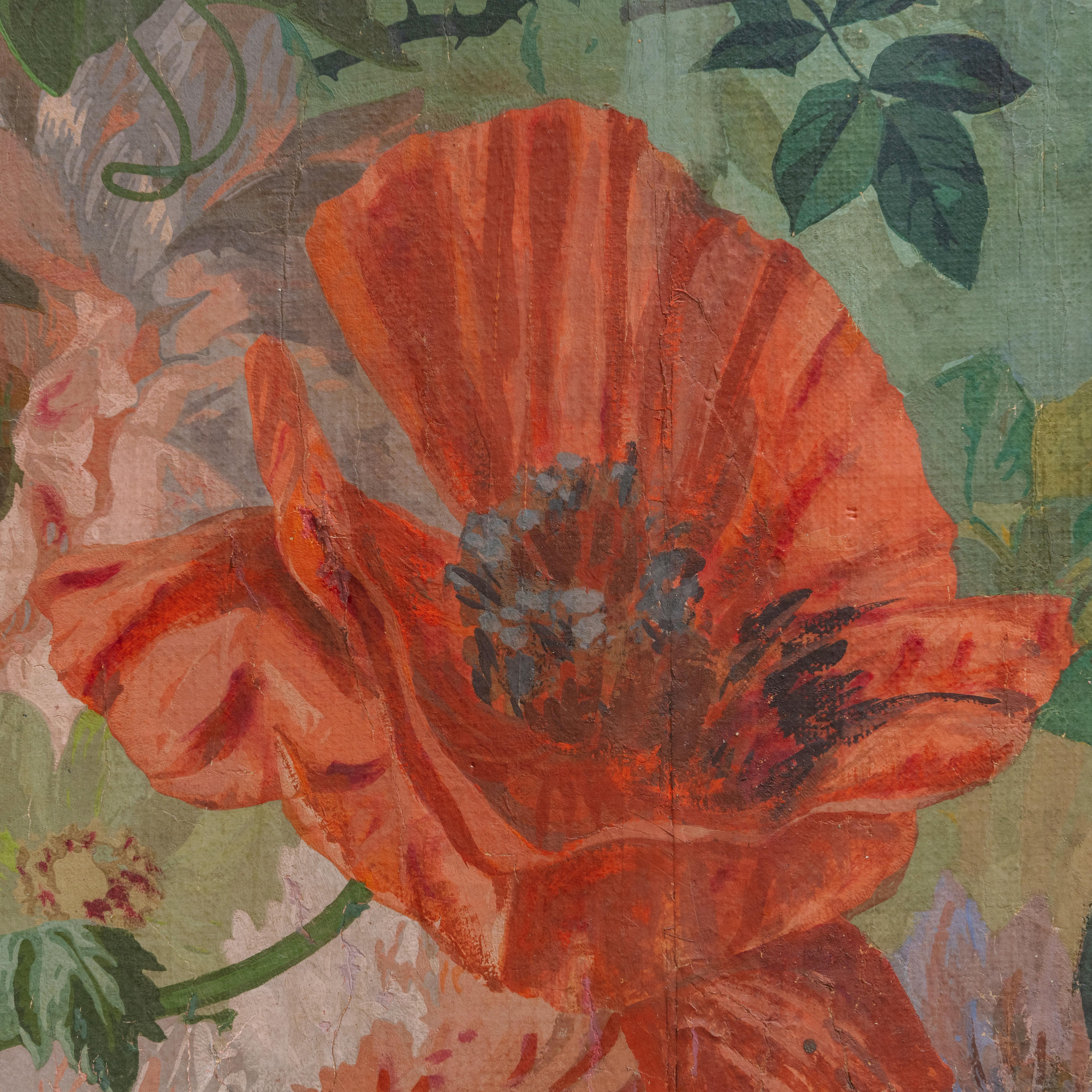 'Le Jardin d'Armide' - A Rare Wallpaper Panel by Desfossé For Sale 5