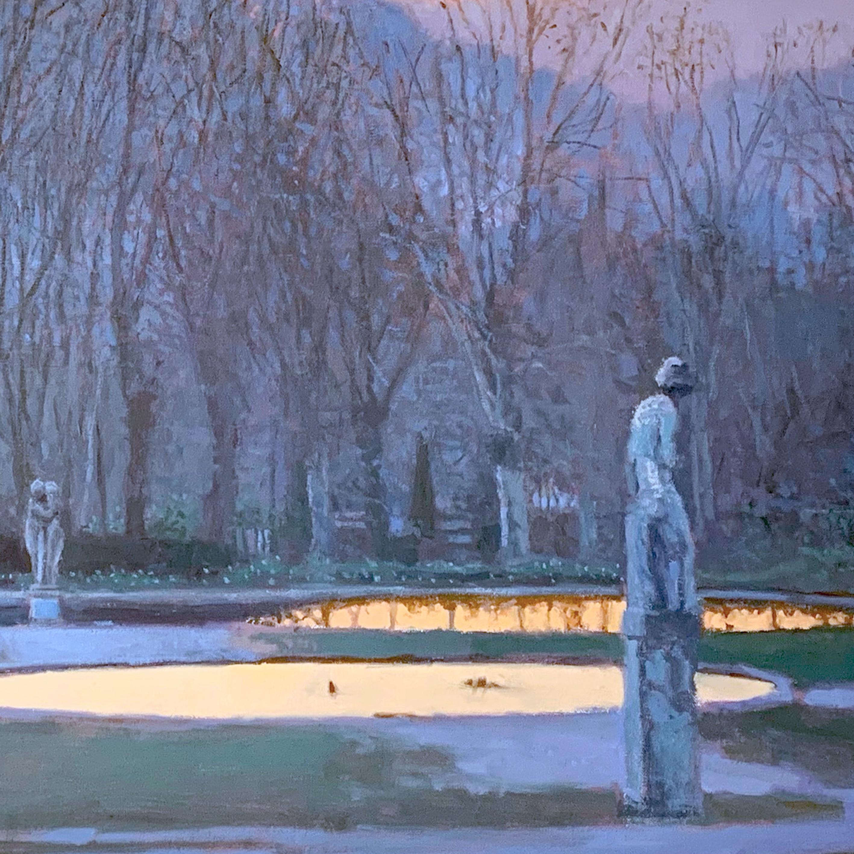 Le Jardin de la Mignarde, Nicholas Verrall RBA ROI Pintado a mano en venta
