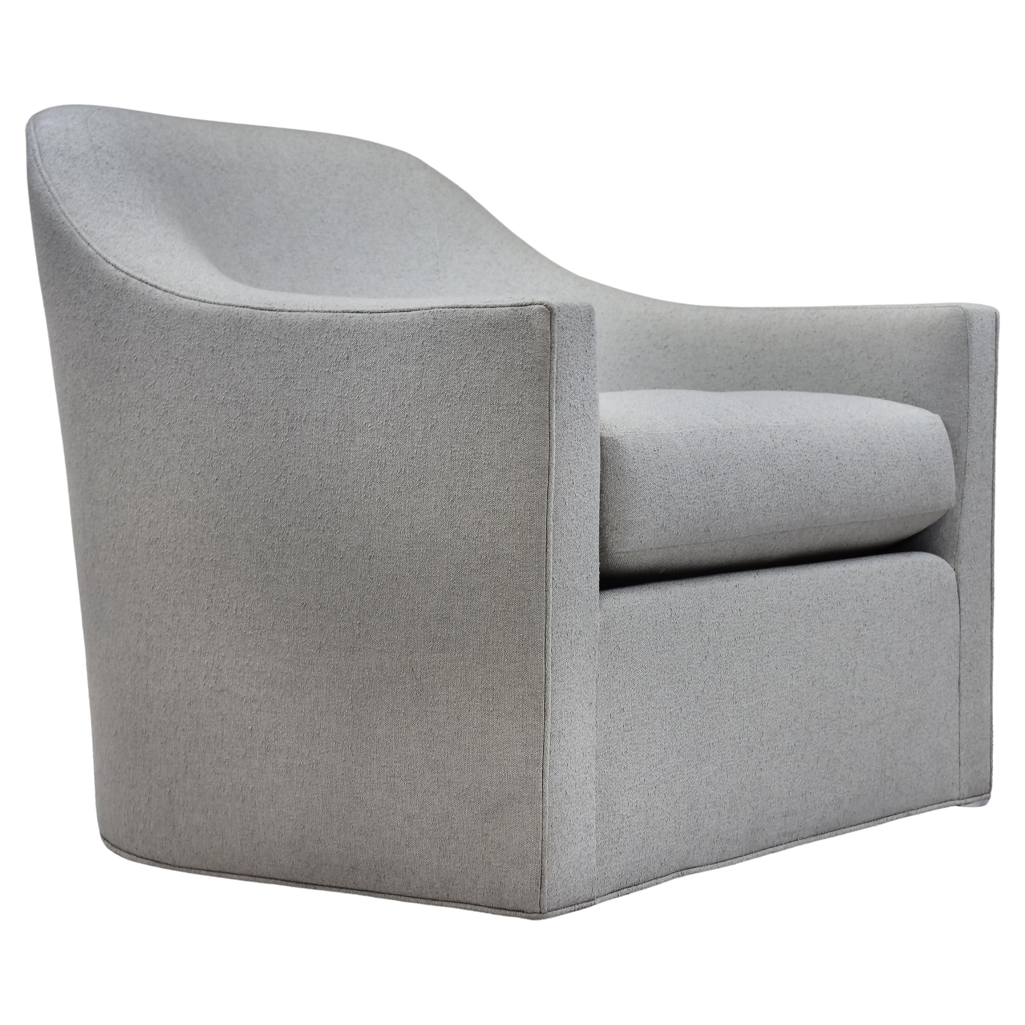 Le Jeune Upholstery Coach Barrel Chair Showroom Model