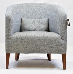 Le Jeune Upholstery Gino Barrel Back Club Chair Showroom Model