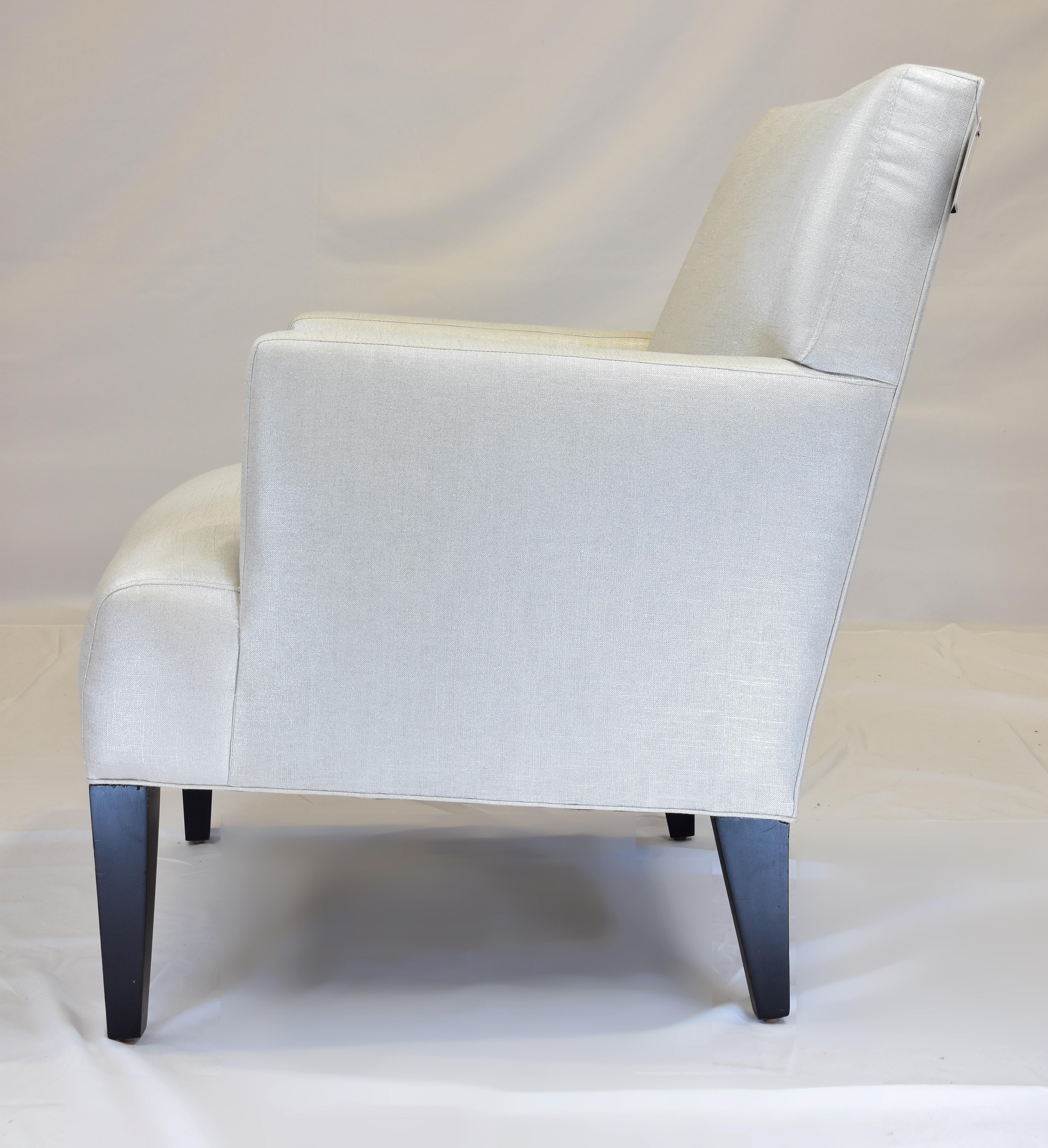 Le Jeune Upholstery Jasmine Armchair Showroom Model In Good Condition For Sale In Miami, FL