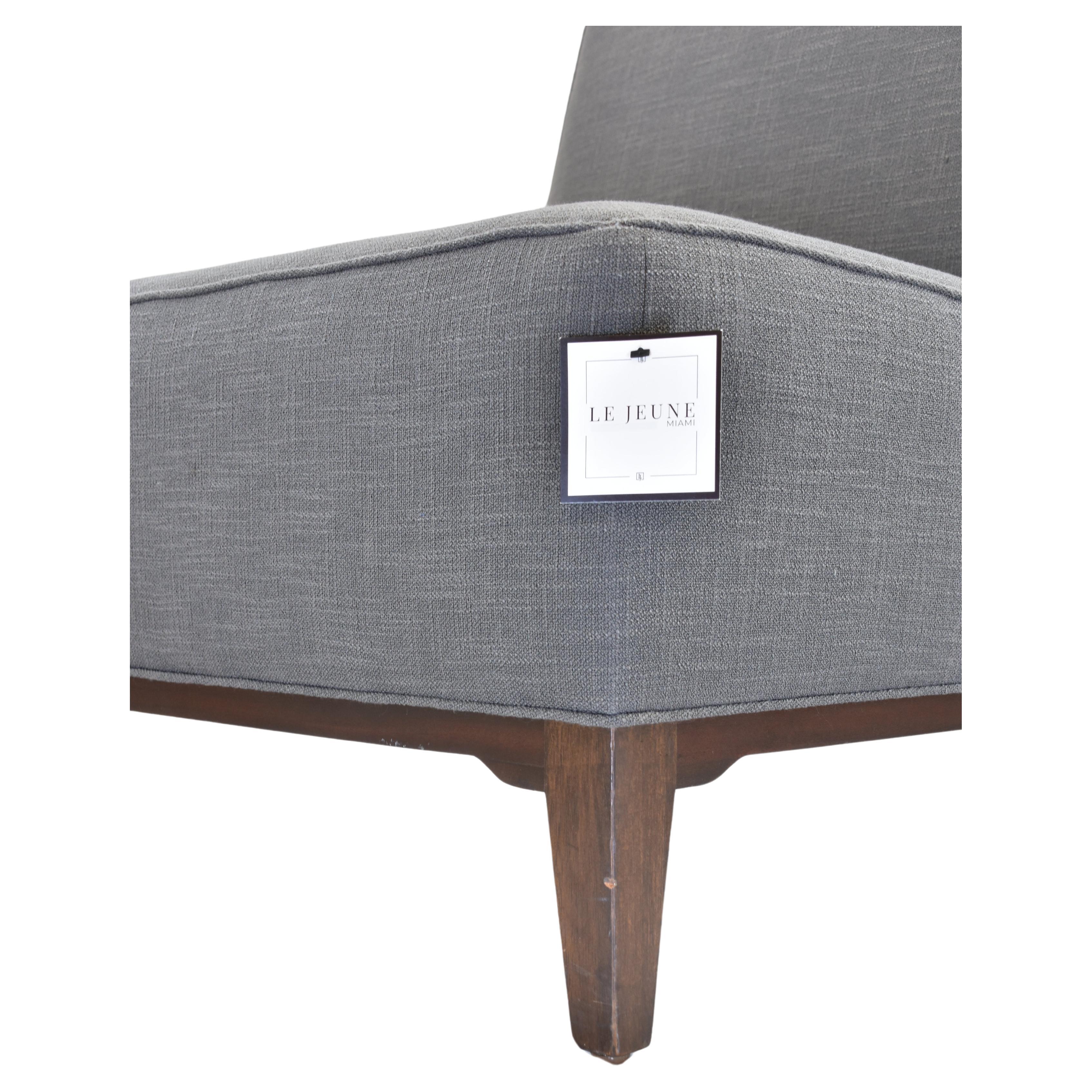 Le Jeune Upholstery Loft Slipper Chair Showroom Model For Sale 5