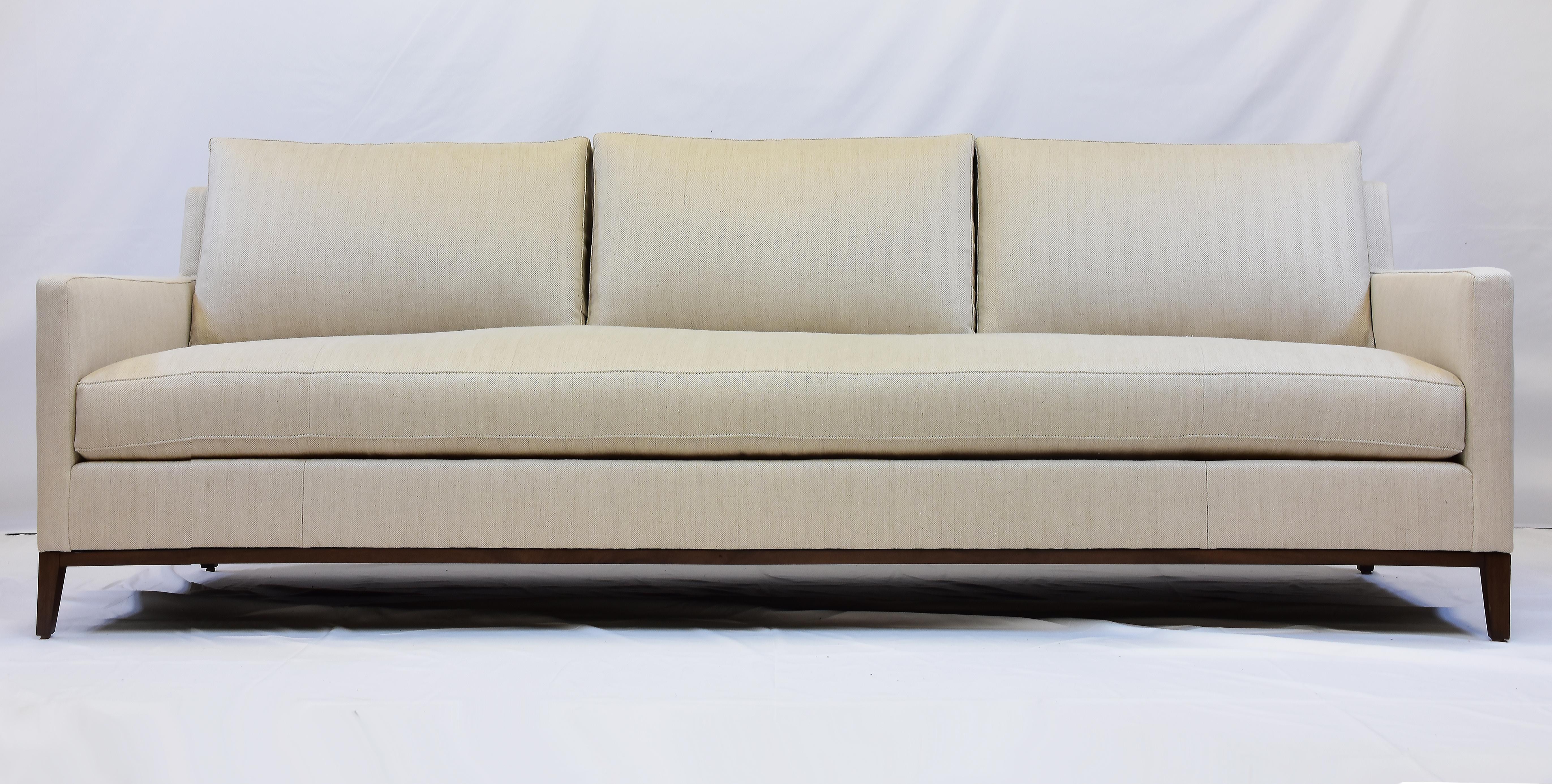 Le Jeune Upholstery Logan Sofa Showroom Model For Sale at 1stDibs
