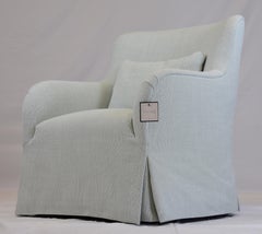 Le Jeune Upholstery Luna Barrel Swivel Chair Showroom Model