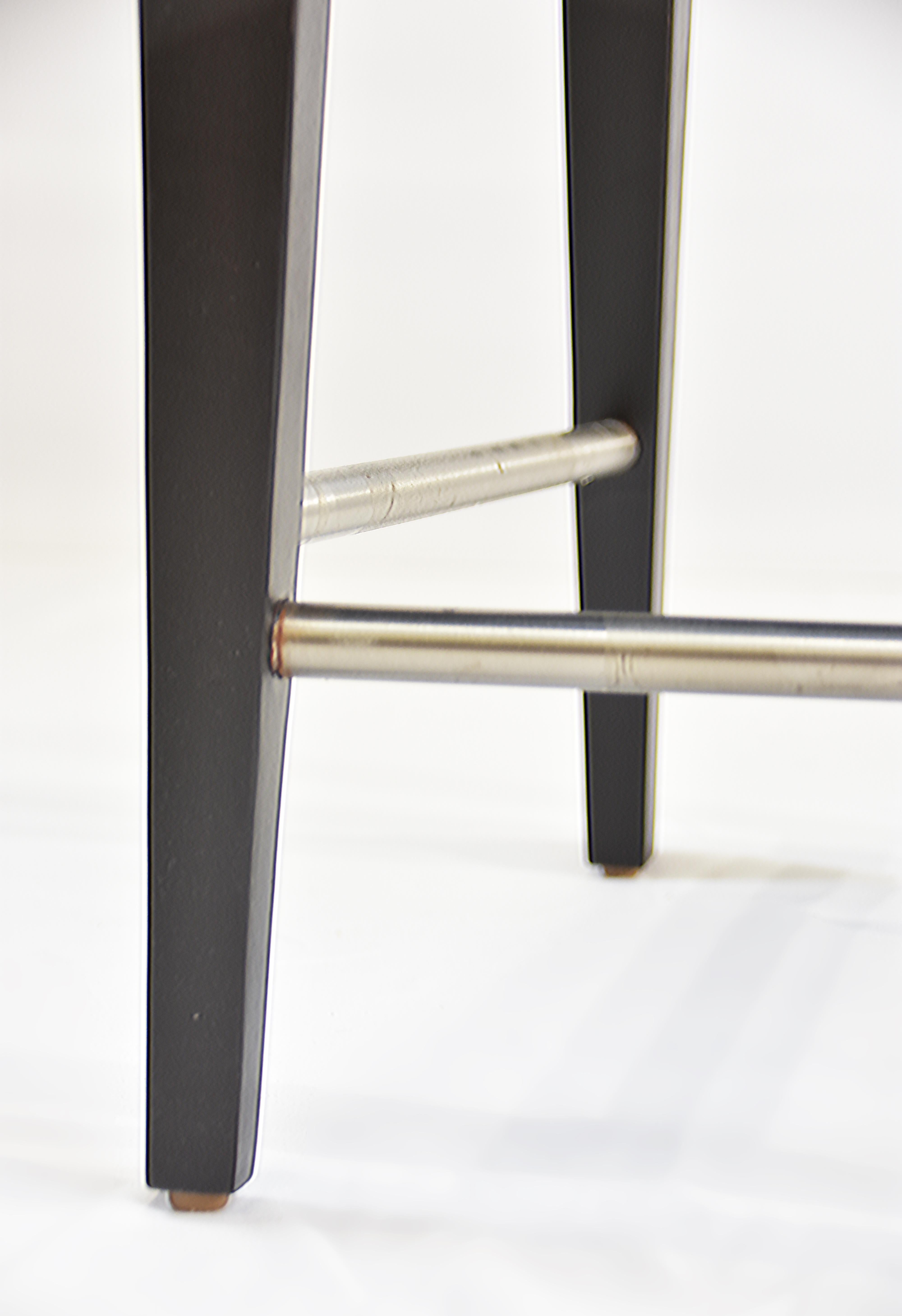 Le Jeune Upholstery Regal Counter Stool Showroom Model en vente 8