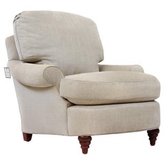 Le Jeune Upholstery Roadster Lounge Chair Showroom Model in Chenille