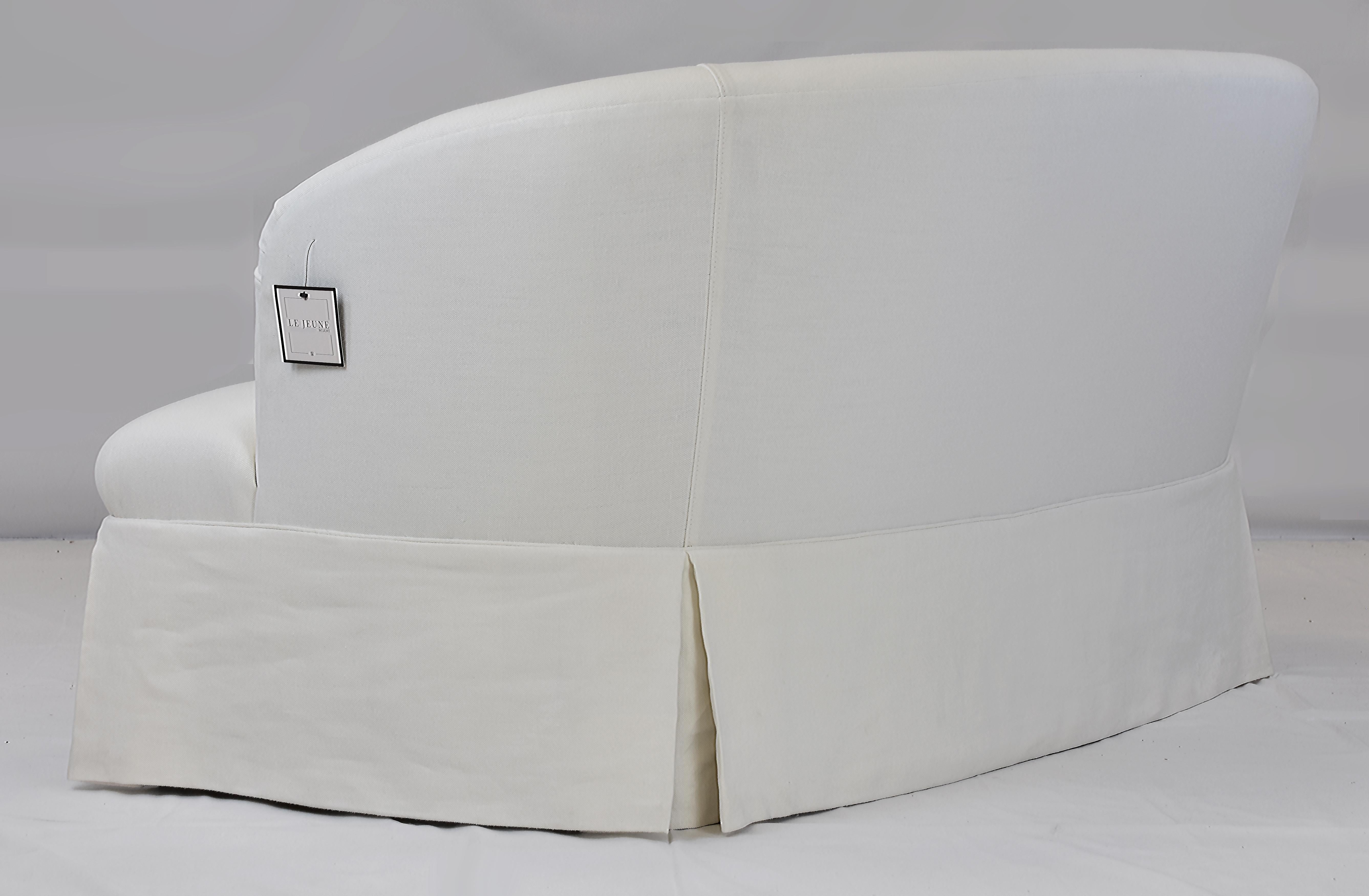 Le Jeune Upholstery St Tropez 2-Seat Sofa Showroom Model For Sale 1