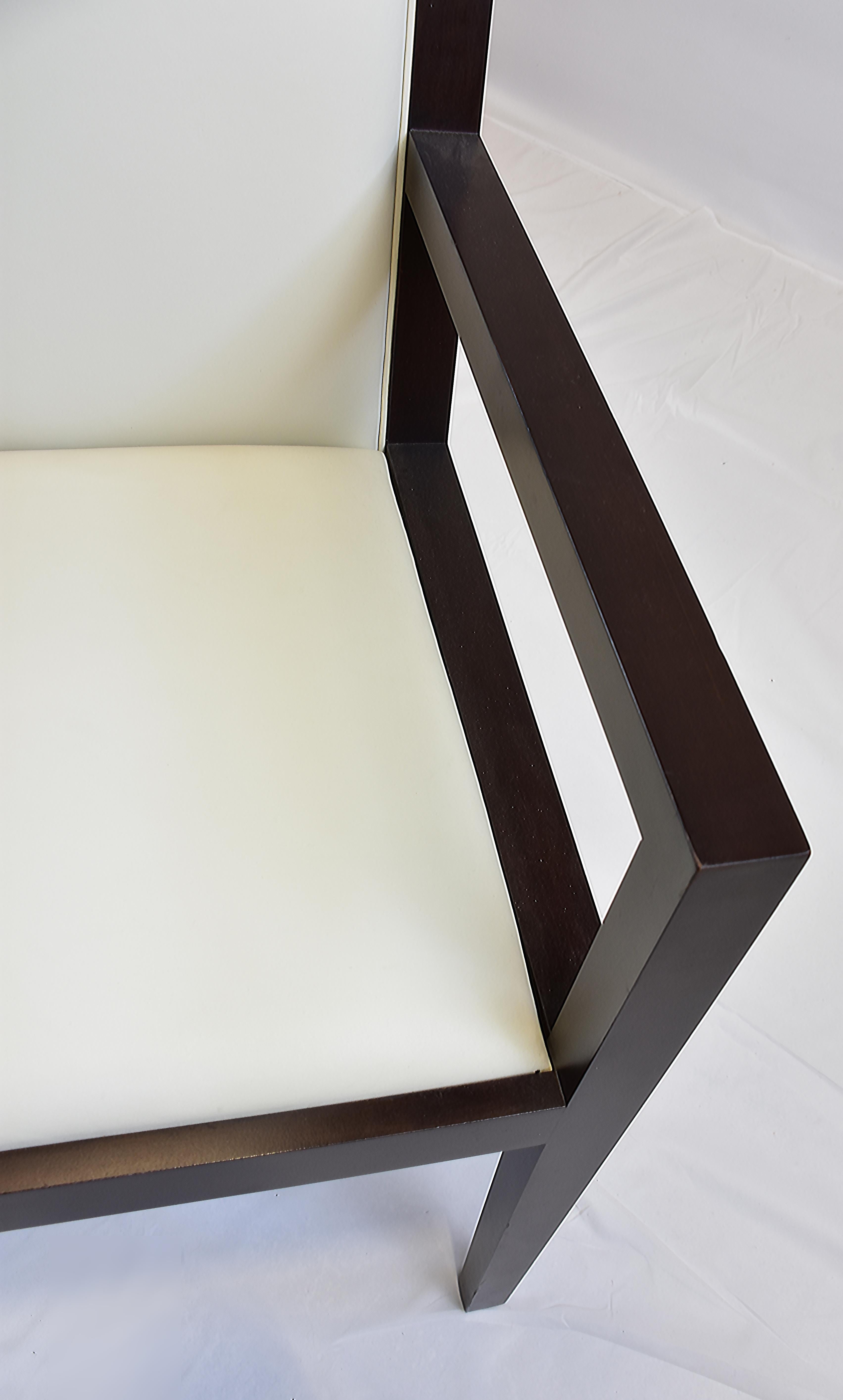 Le Jeune Upholstery SLJ1 Dining Desk Armchair Showroom Model For Sale 2