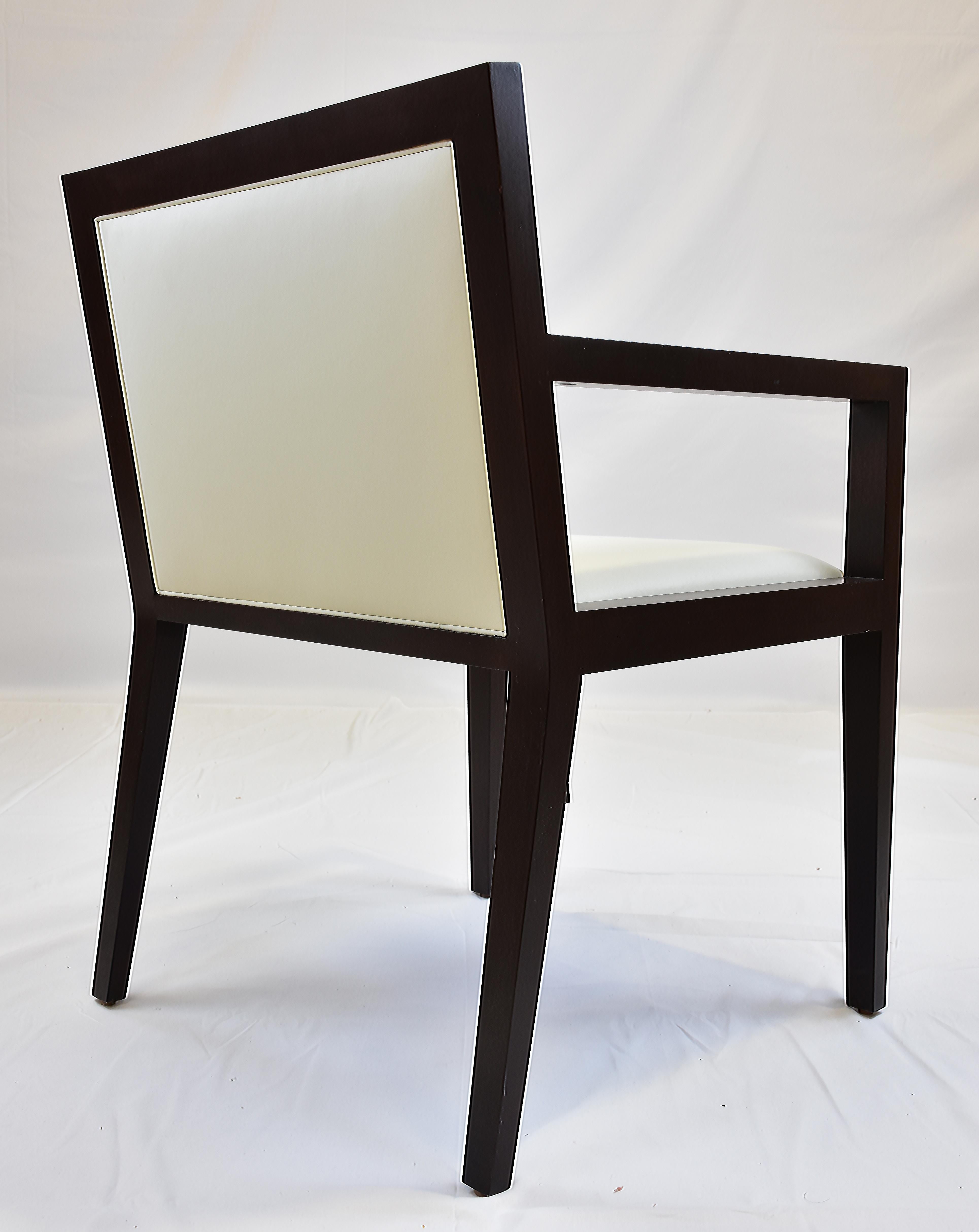 American Le Jeune Upholstery SLJ1 Dining Desk Armchair Showroom Model For Sale