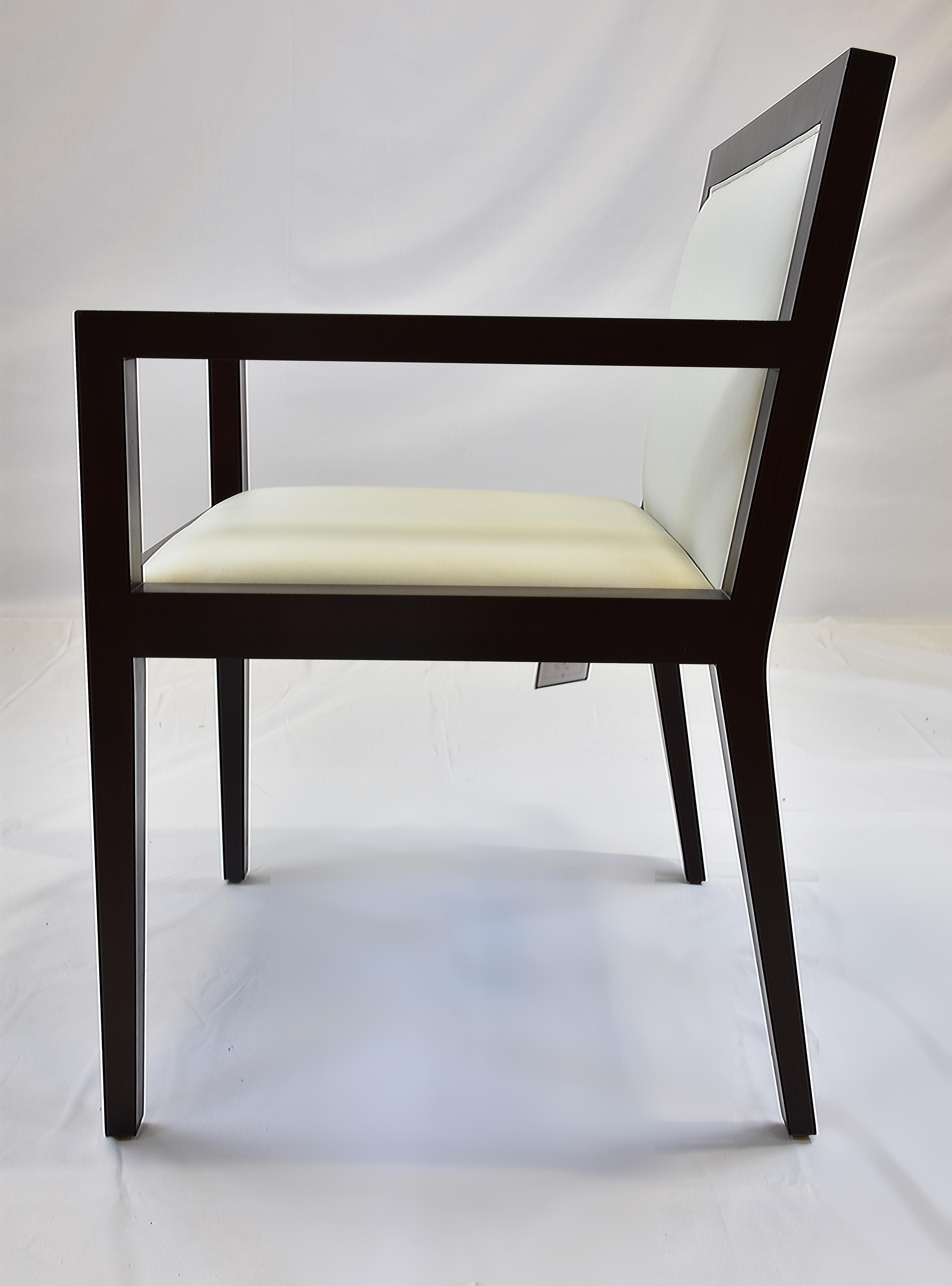 Fabric Le Jeune Upholstery SLJ1 Dining Desk Armchair Showroom Model For Sale